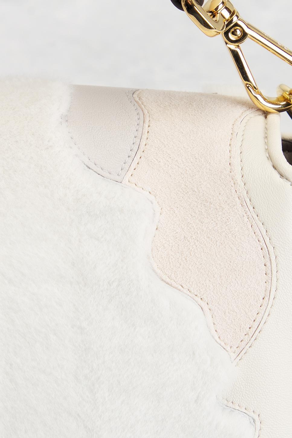 Fendi Mink Fur Nappa Faces Baguette Shoulder Bag FWRD Renew Product Image
