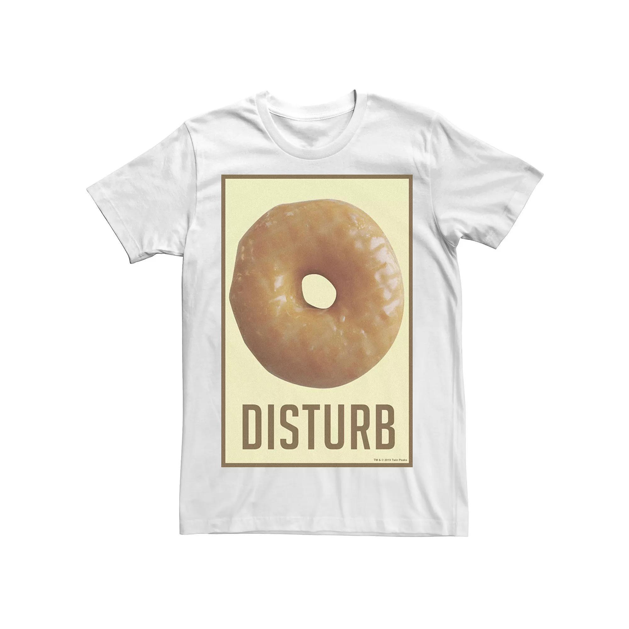 Men's Twin Peaks Doughnut Disturb Tee, Size: 3XL, White Product Image