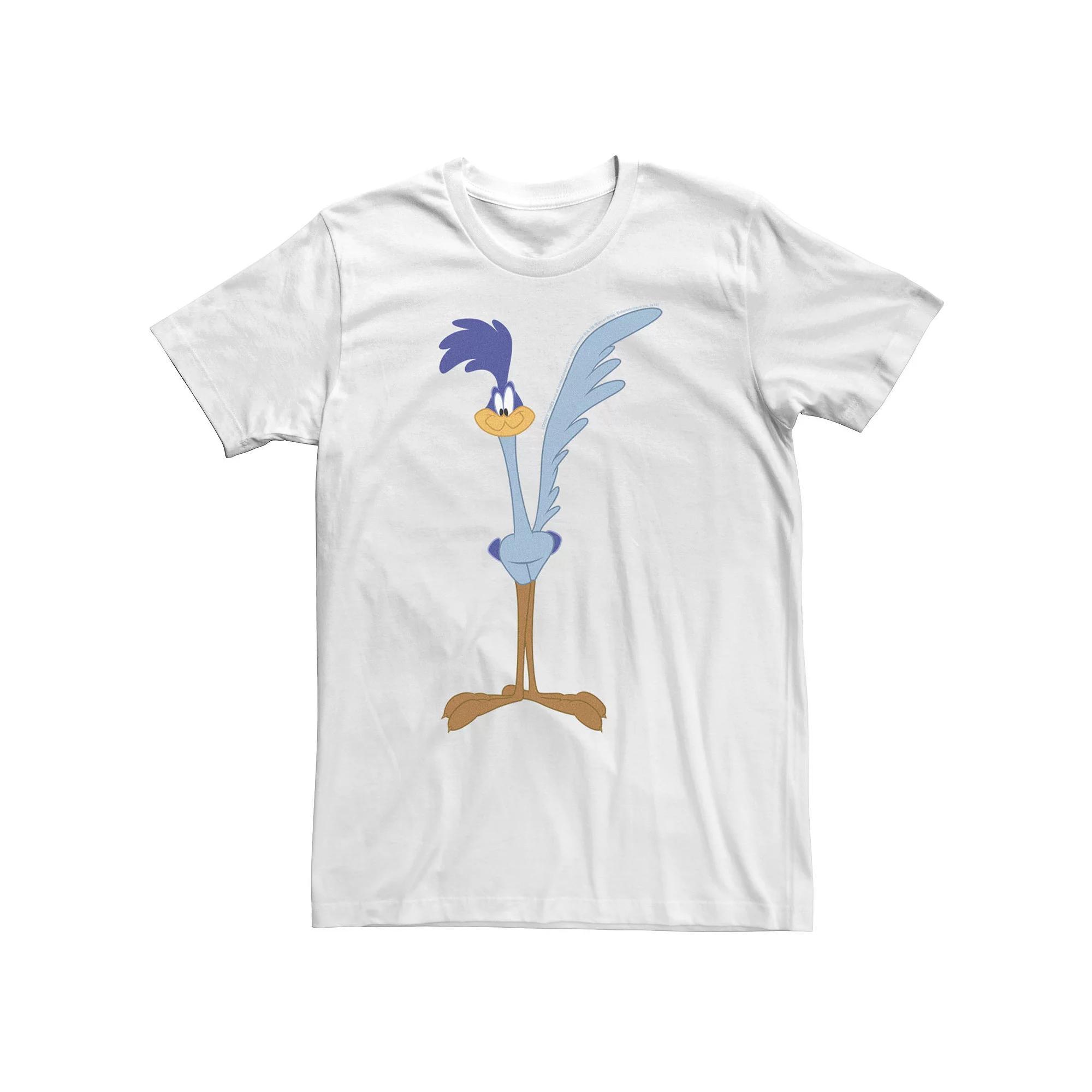 Big & Tall Looney Tunes Road Runner Simple Portrait Tee, Men's, Size: 2XLT, White Product Image