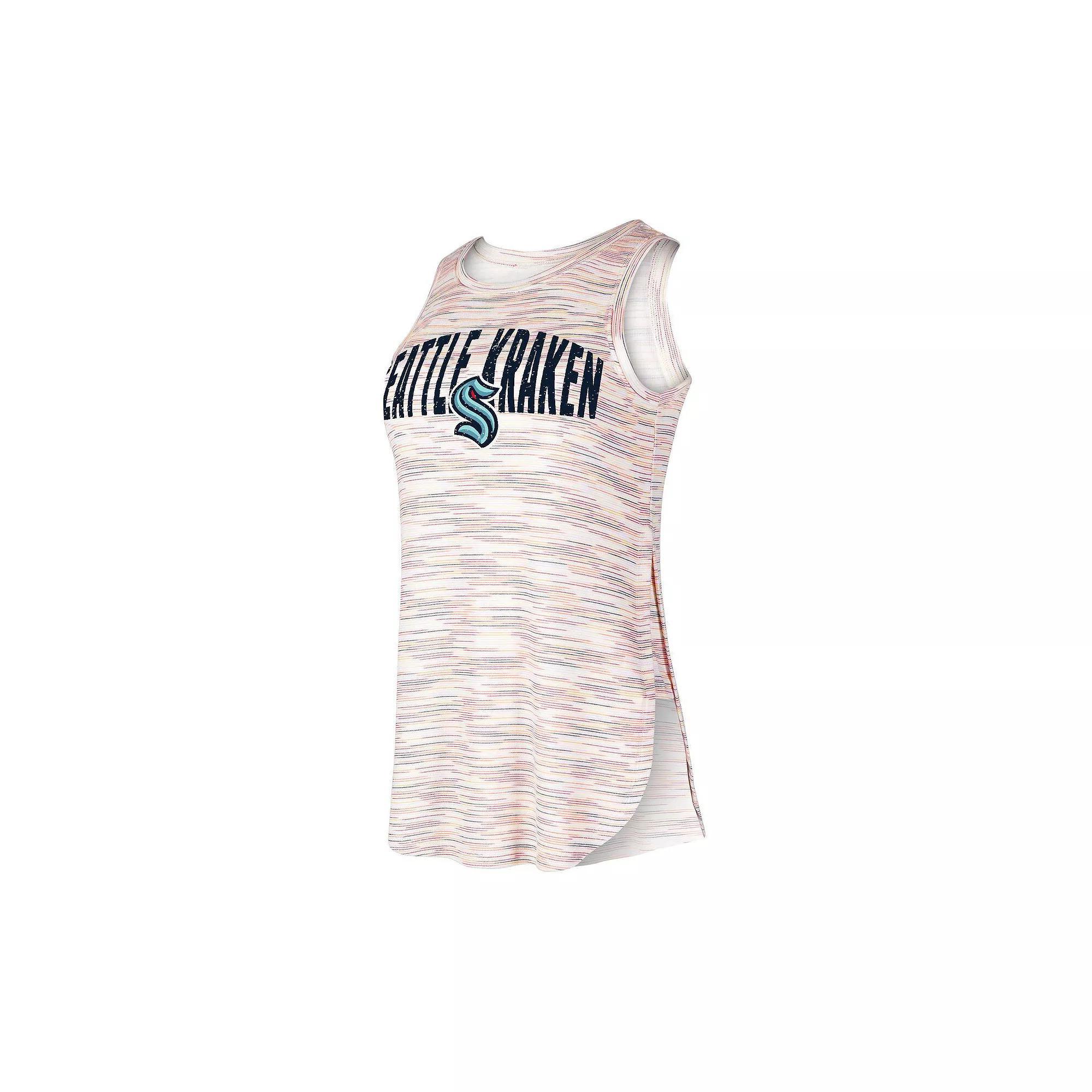 Women's Concepts Sport Seattle Kraken Sunray Multicolor Tri-Blend Tank Top, Size: XL, Krk Team Product Image