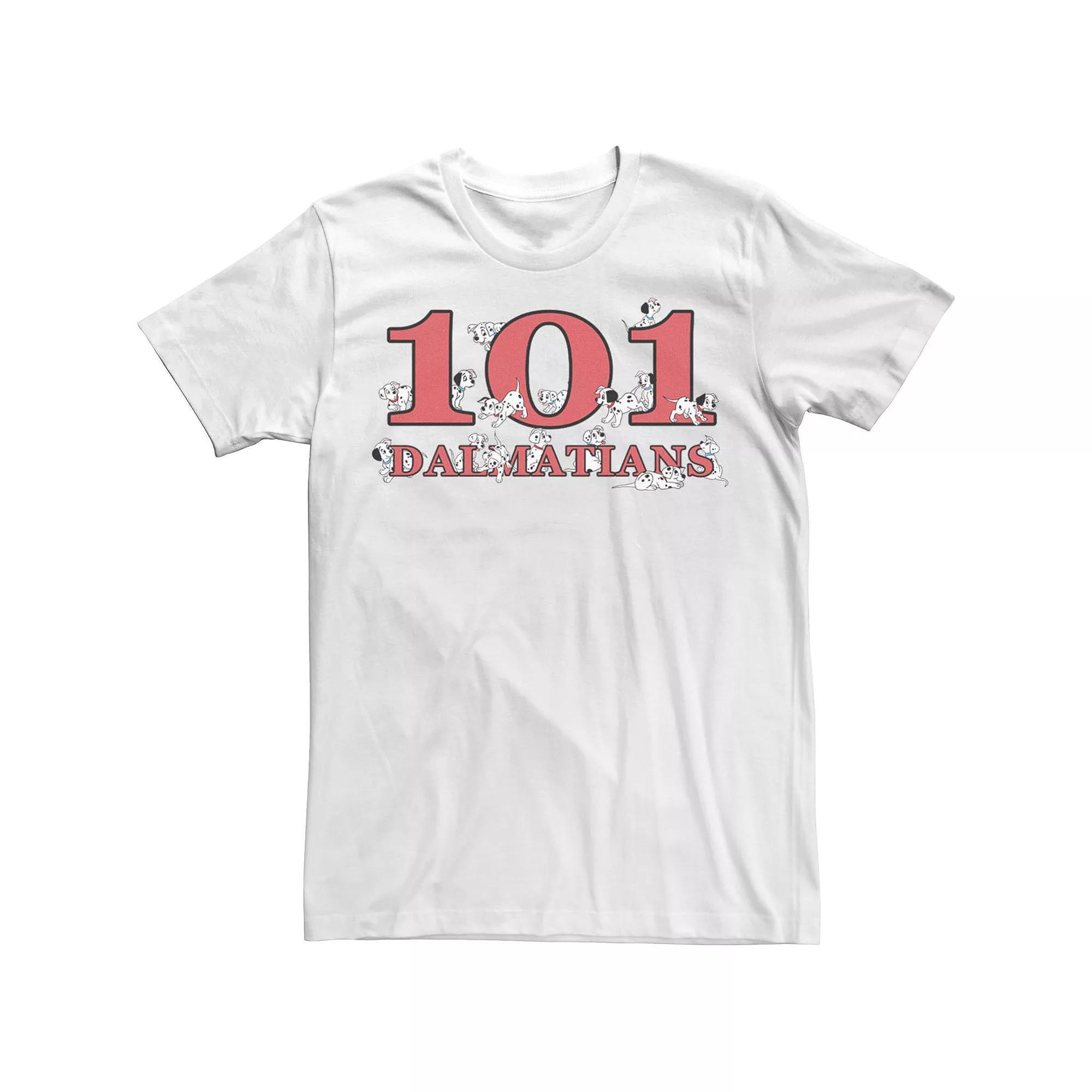 Disney's 101 Dalmatians Men's Puppy Logo Tee, Size: XXL, Light Blue Product Image