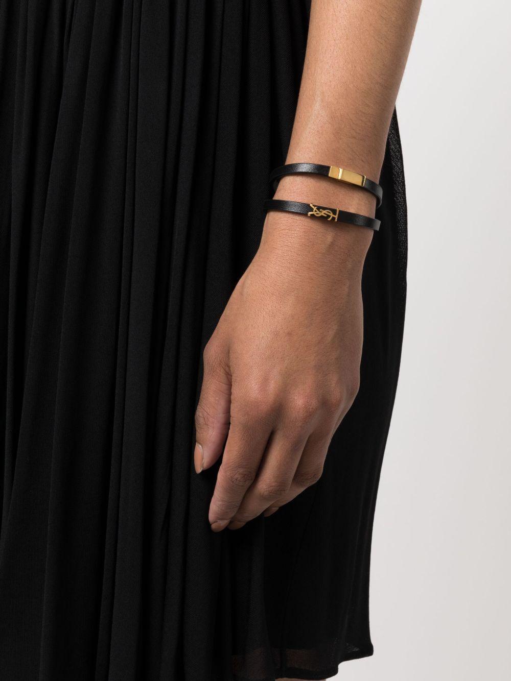 double-wrap leather bracelet Product Image