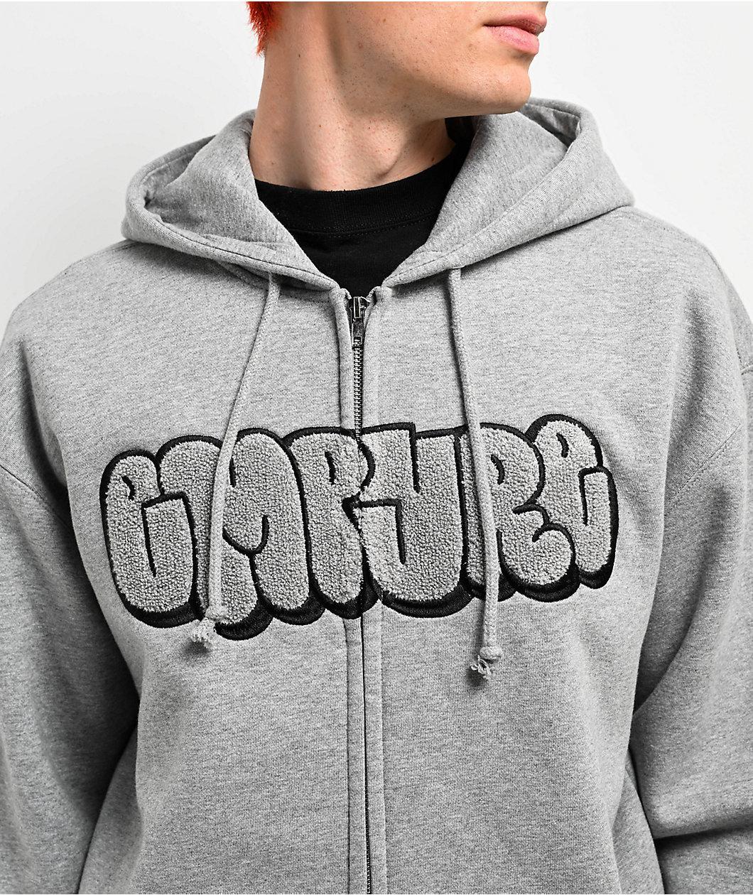Empyre Yolked Grey Zip Hoodie Product Image