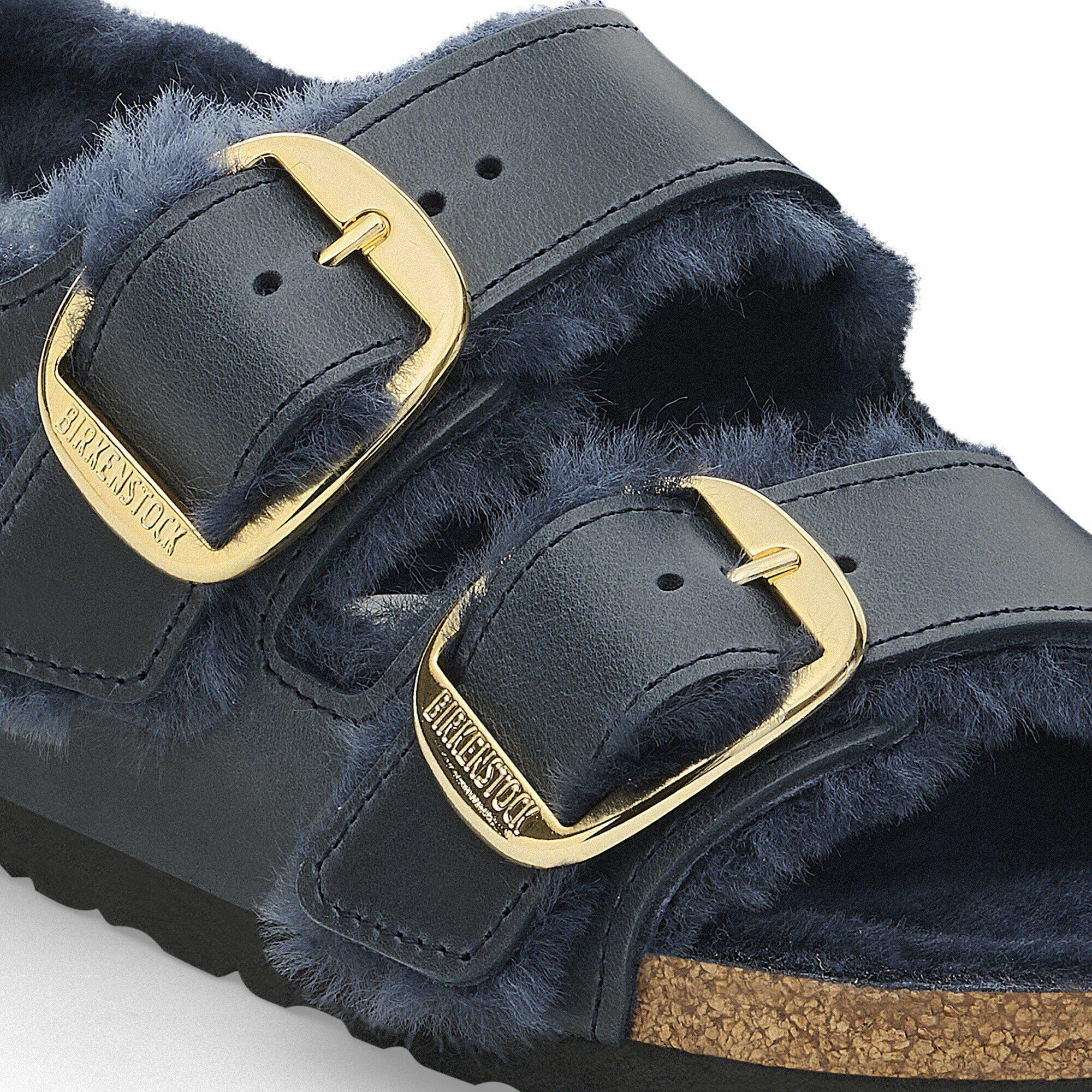 Milano Big Buckle Shearling Natural Leather Oiled Product Image