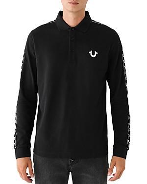 True Religion Long Sleeve Damask Polo Product Image