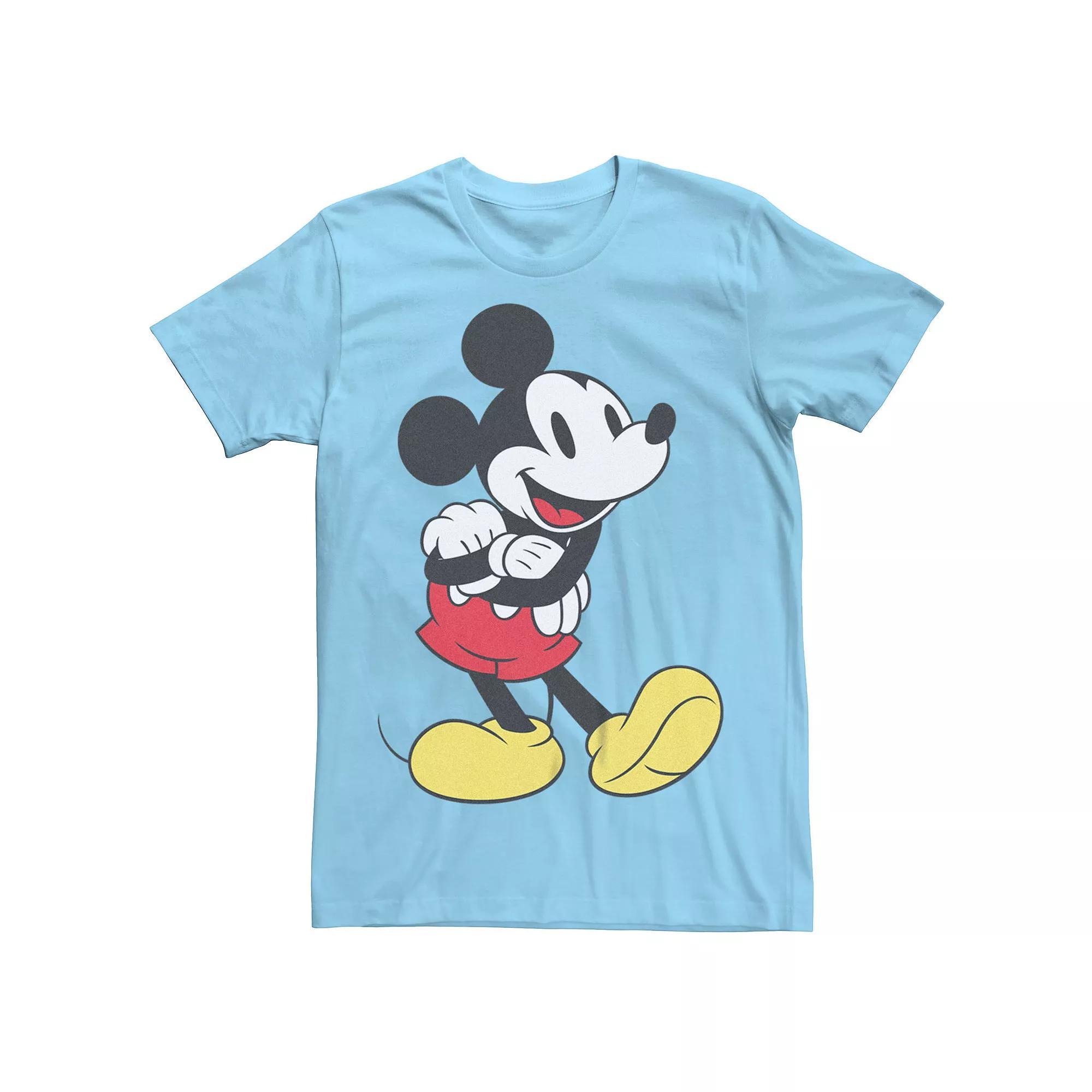 Disney's Mickey Mouse Retro Mouse Men's Tee, Size: Small, Light Blue Product Image