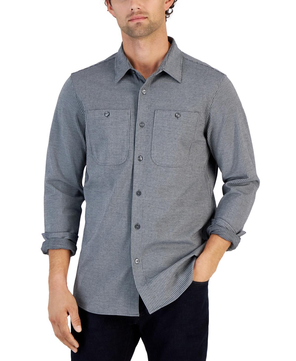 Mens Cotton-Blend Slim-Fit Shirt Product Image