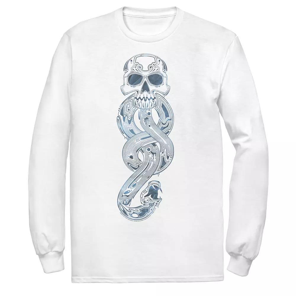 Men's Harry Potter Voldemort's Mark Line Art Tee, Size: Large, White Product Image