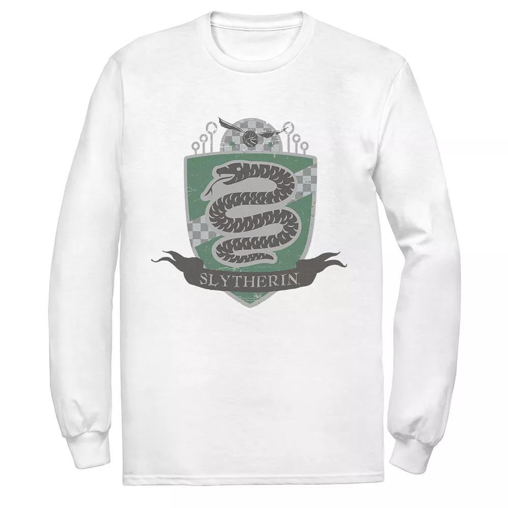 Men's Harry Potter Slytherin Quidditch Shield Tee, Size: Medium, White Product Image