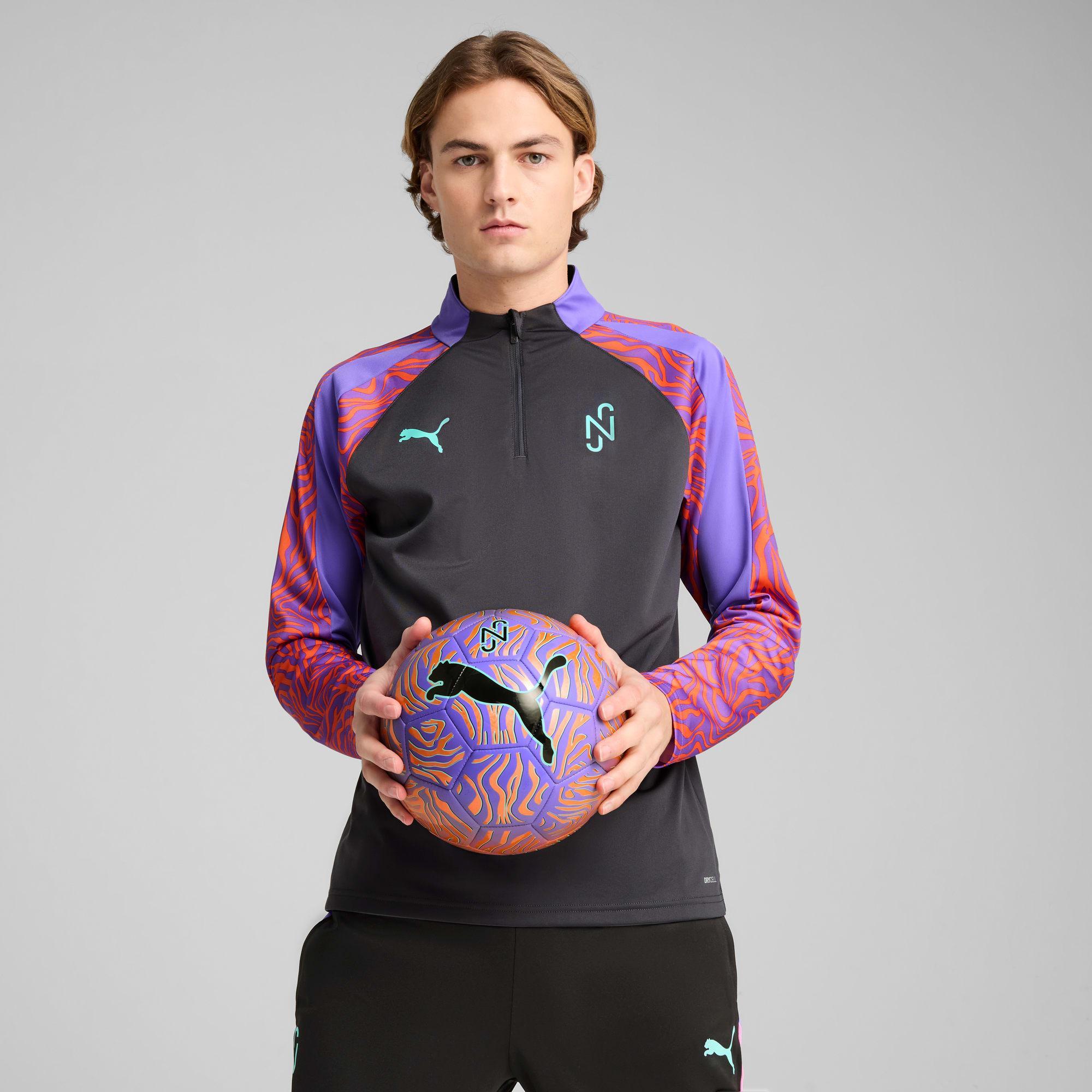 PUMA x NEYMAR Creativity Men's Quarter-Zip Soccer Top in Grey Product Image
