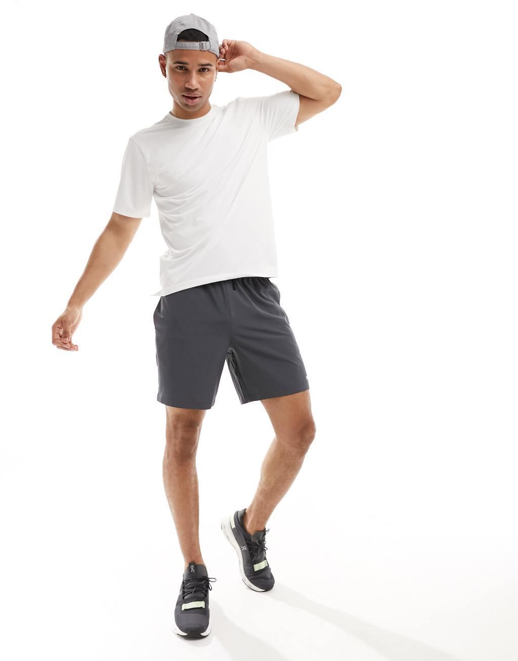 4505 Icon training t-shirt with quick dry 2 pack in black and white  Product Image