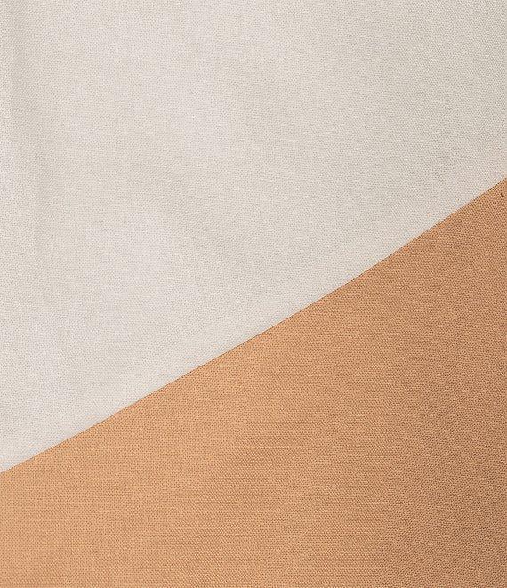 Sugarlips Colorblock Strapless Linen Blend Maxi Dress Product Image