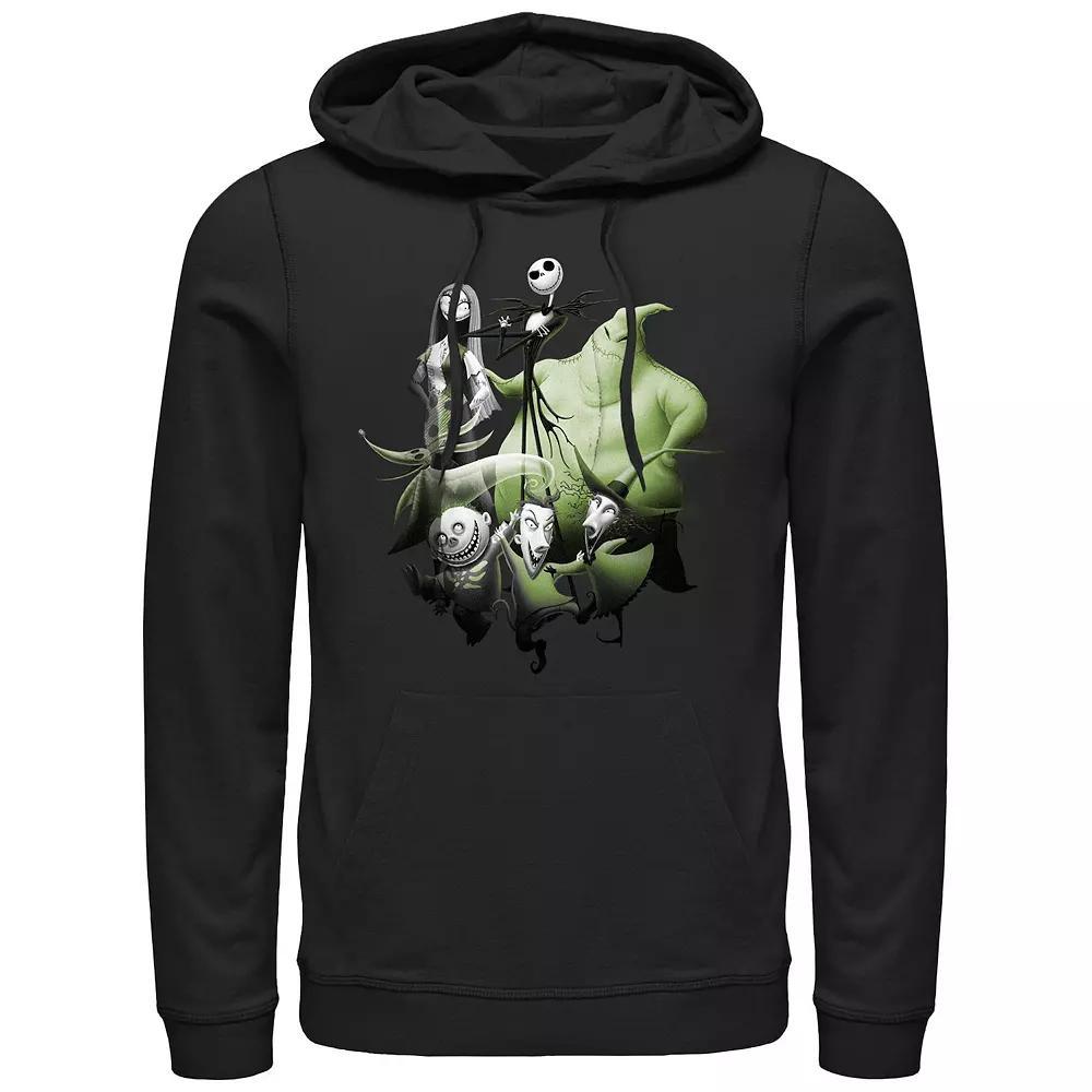 Disney's The Nightmare Before Christmas Group Shot Men's Graphic Hoodie, Size: Small, Black Product Image