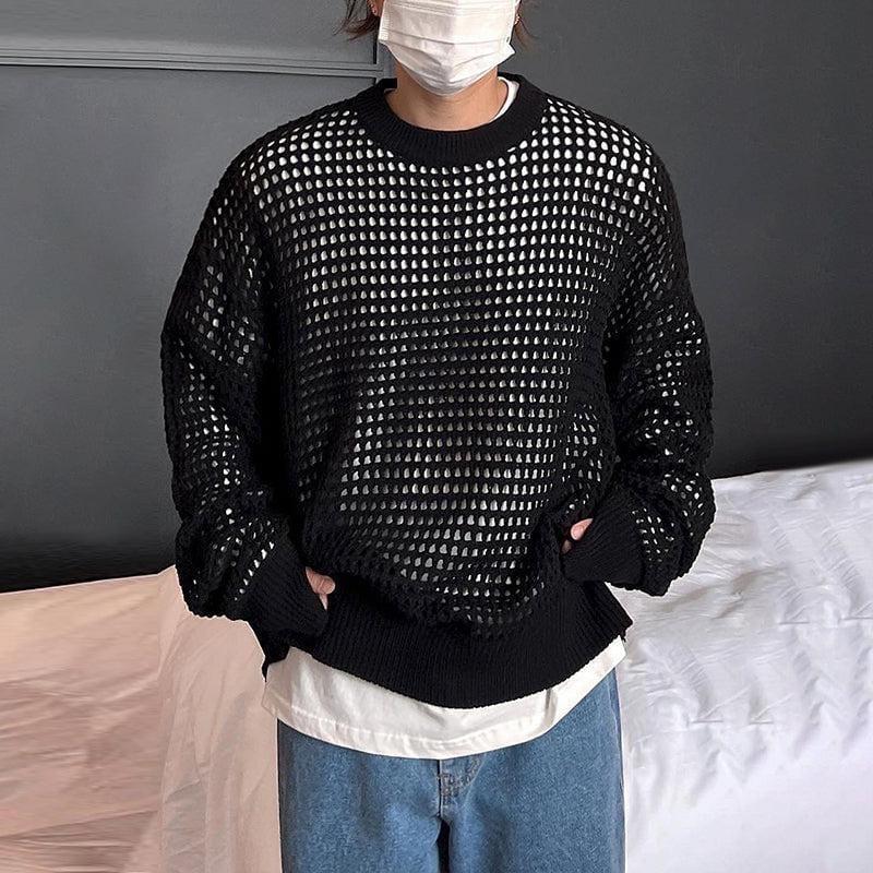 RT No. 5159 KNITTED HOLE SWEATER Product Image