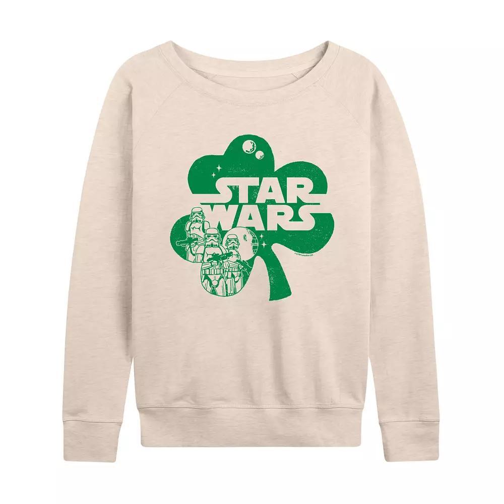 Womens Star Wars Stormtroopers Shamrock French Terry Long Sleeve Tee Product Image