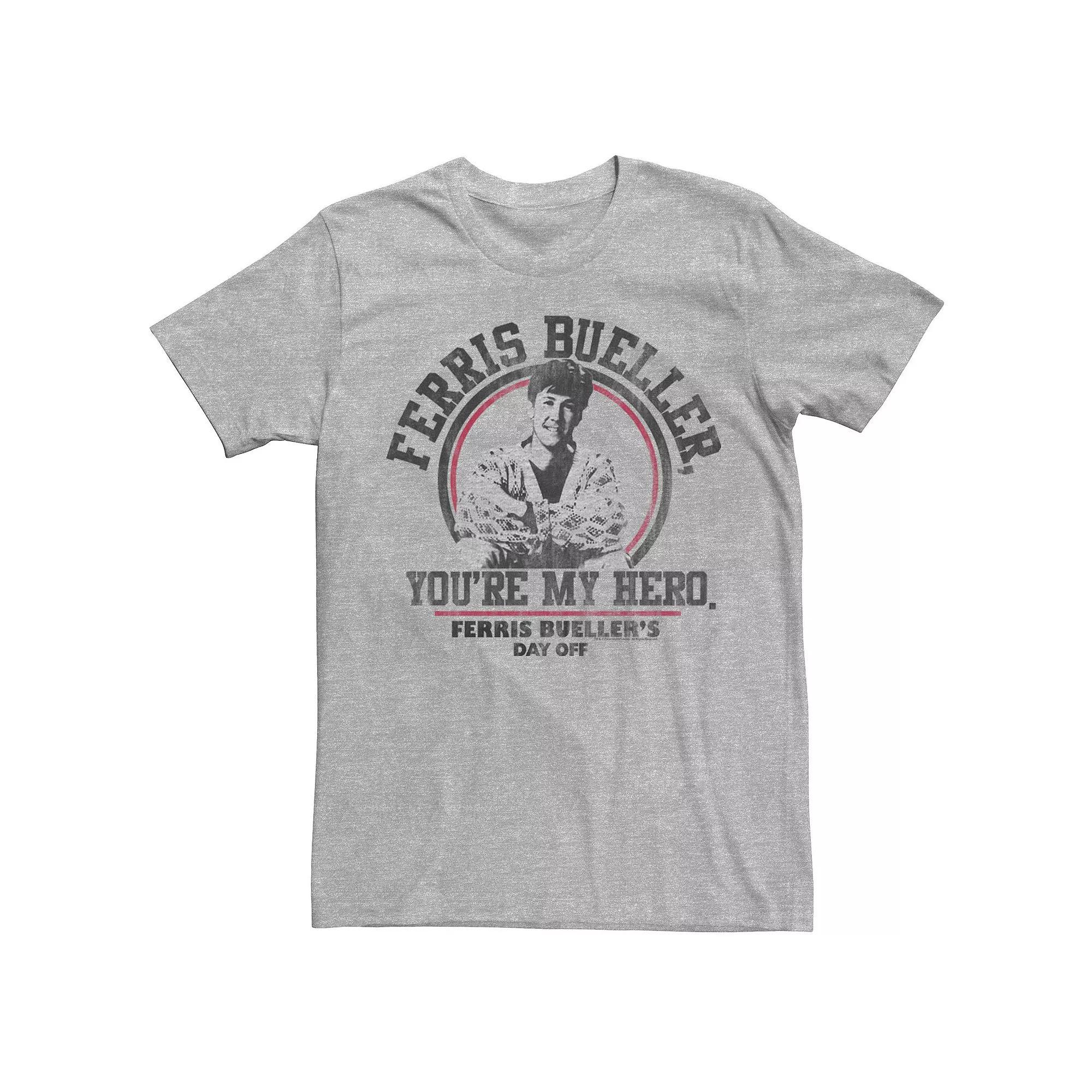 Men's Paramount Cameron You're My Hero Distressed Tee, Size: XXL, Athletic Grey Product Image