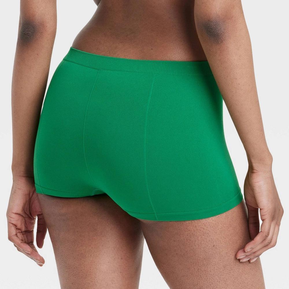 Womens Seamless Boy Shorts - Colsie Perfect Emerald XS Product Image