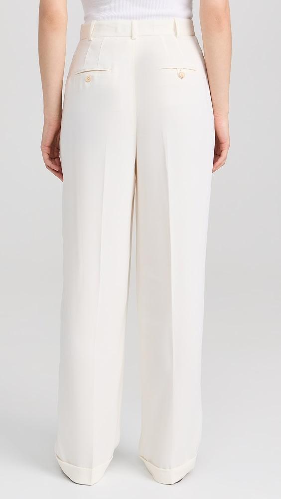 Polo Ralph Lauren Pleated Straight Leg Pants | Shopbop Product Image