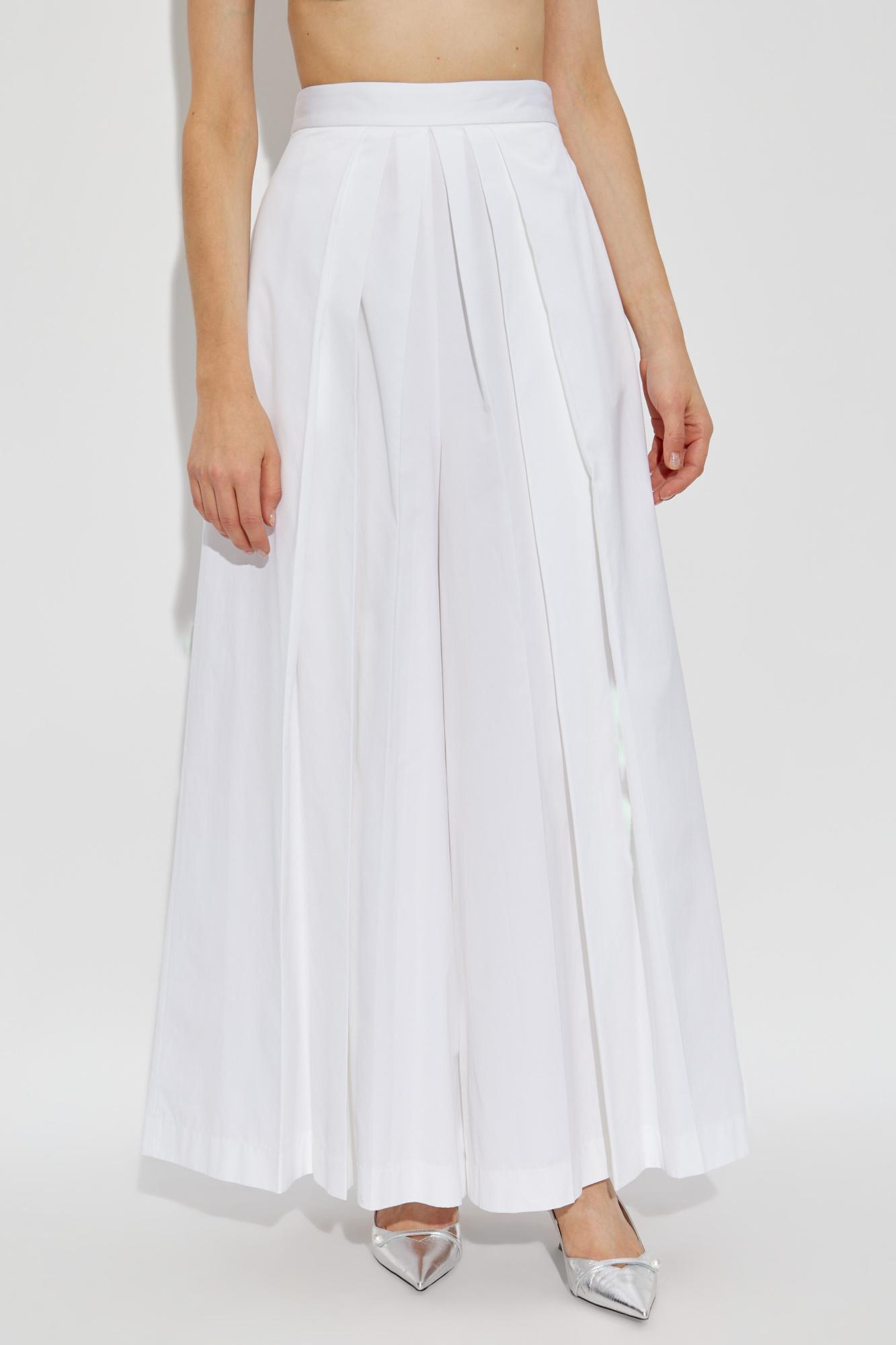 FABIANA FILIPPI Pleated Casual Pants In White Product Image