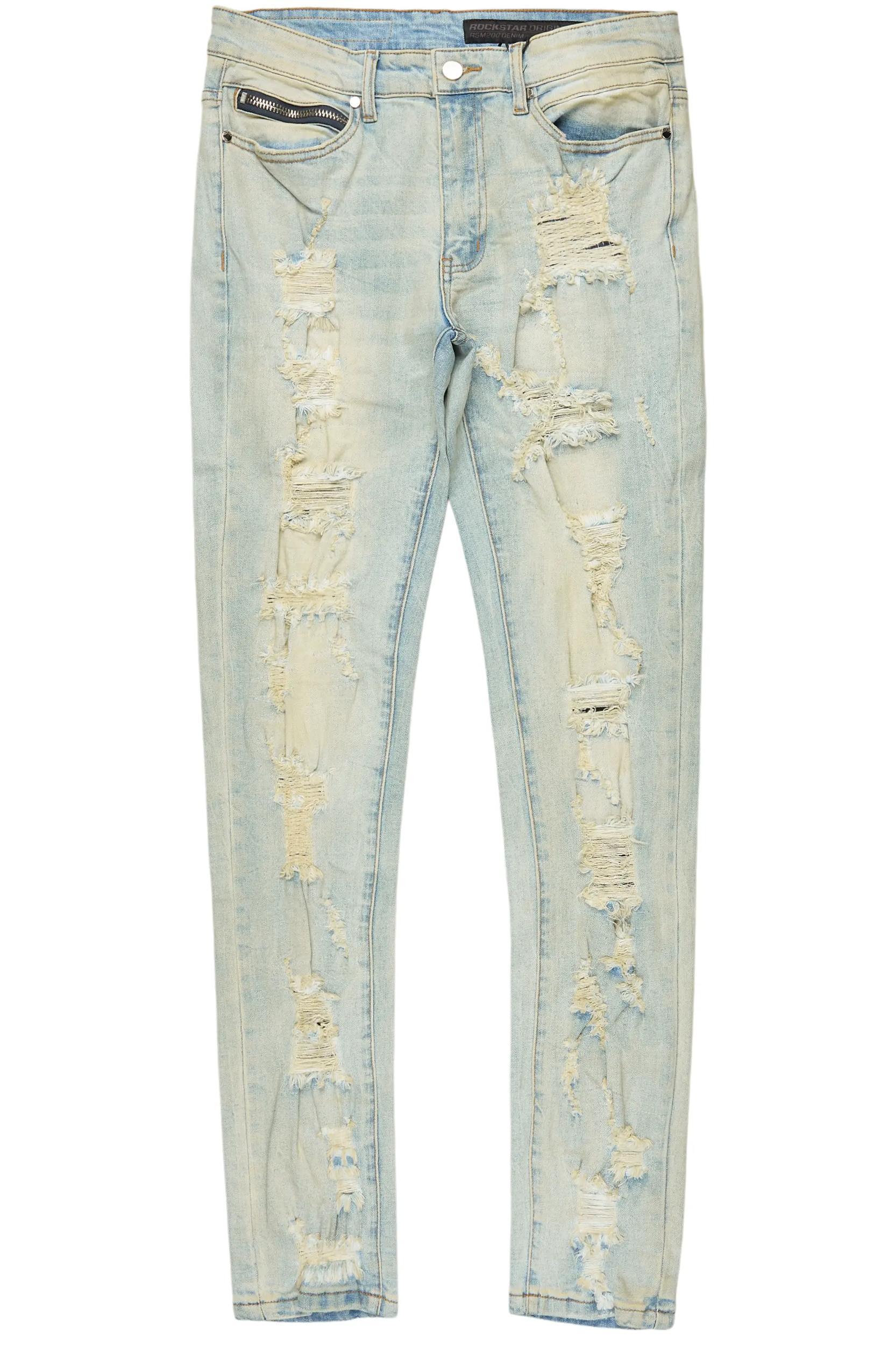 Holibert Light Blue Slim Fit Jean Male Product Image