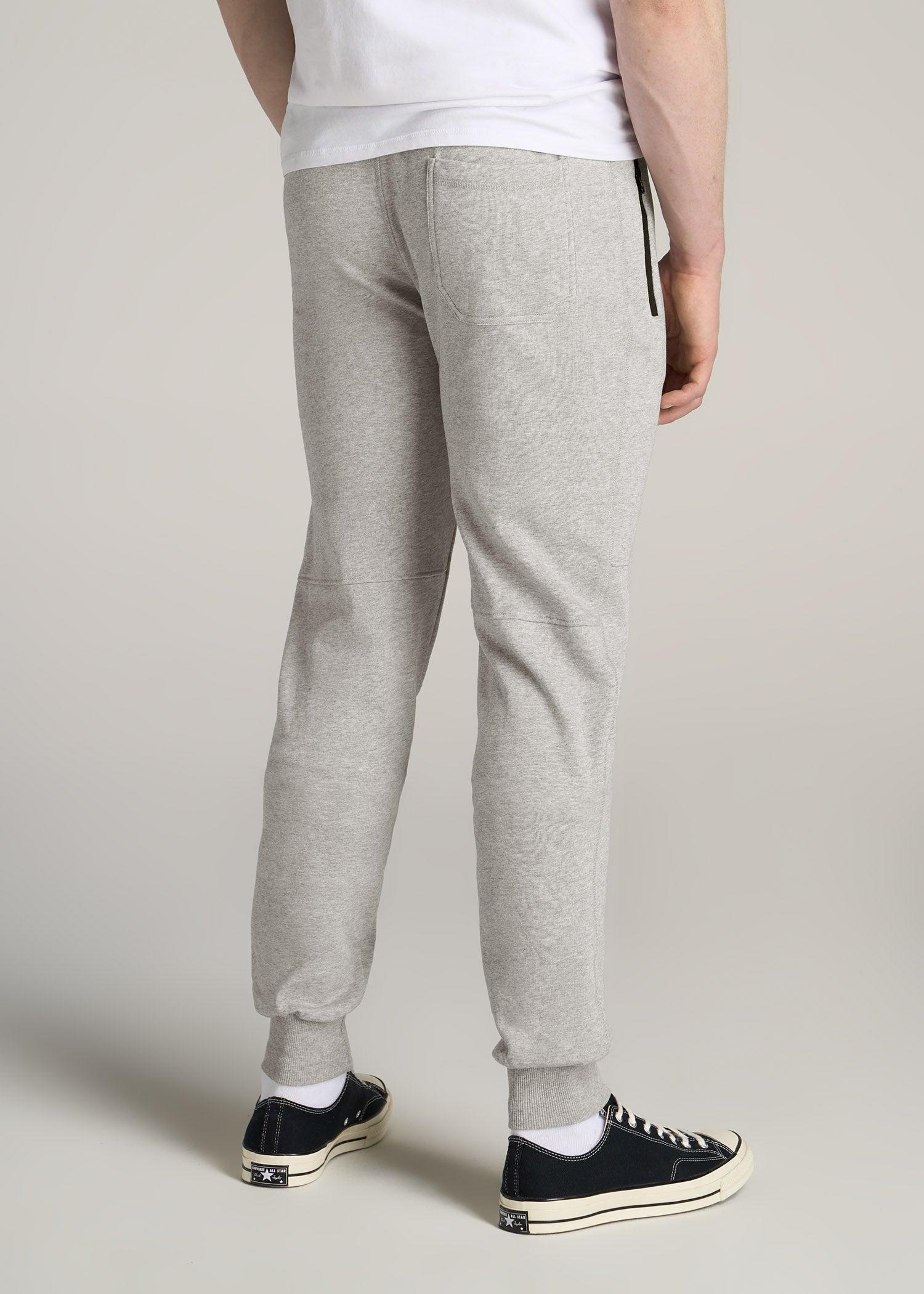 Wearever French Terry Men's Tall Joggers in Grey Mix Product Image