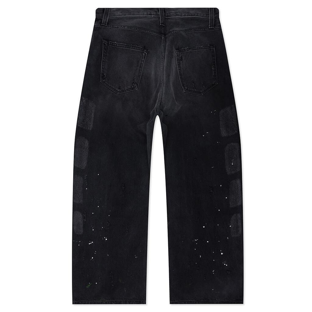 Baggy Moto Pant - Washed Black Male Product Image