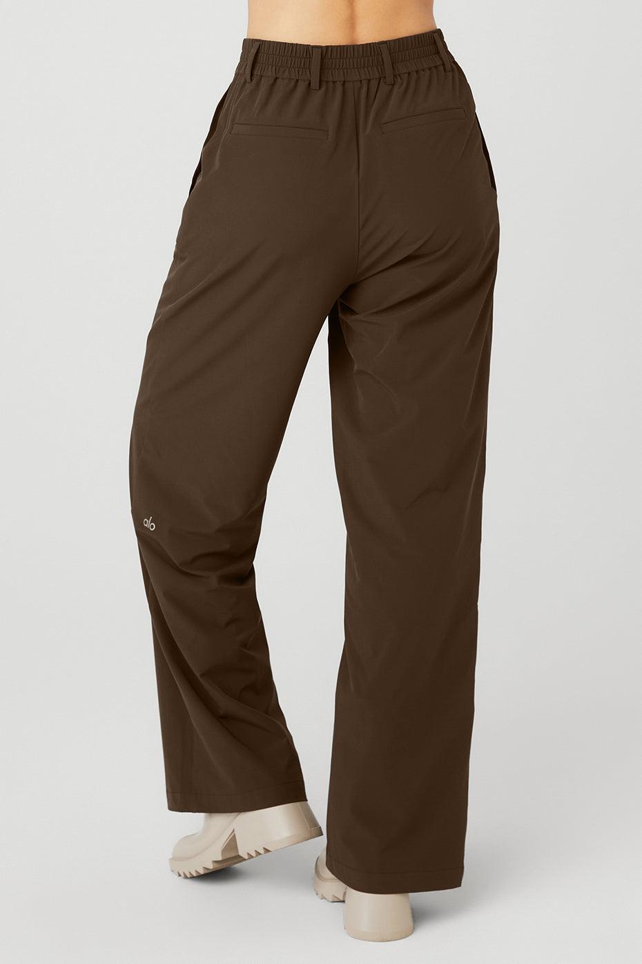 High-Waist Pursuit Trouser - Espresso Product Image