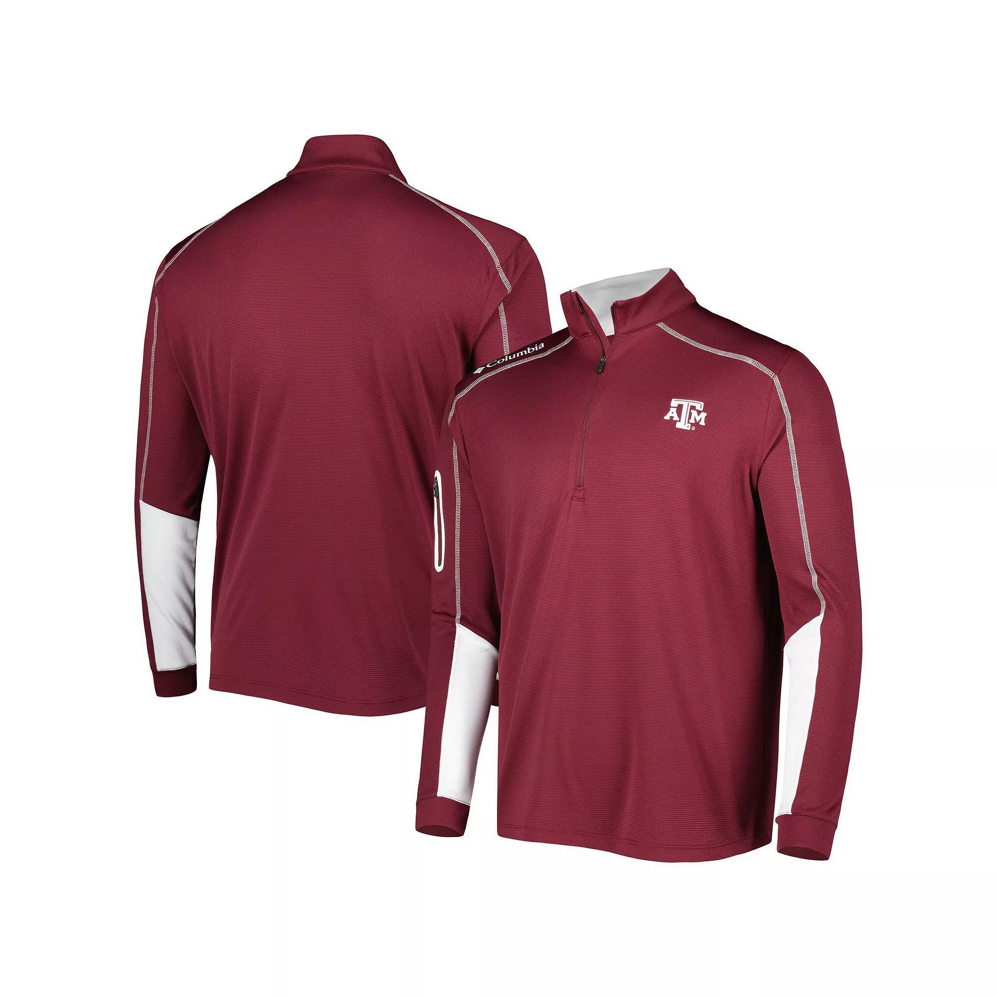 Men's Columbia Maroon Texas A&M Aggies Shotgun 2.0 Omni-Wick Quarter-Zip Jacket, Size: Large, Red Product Image