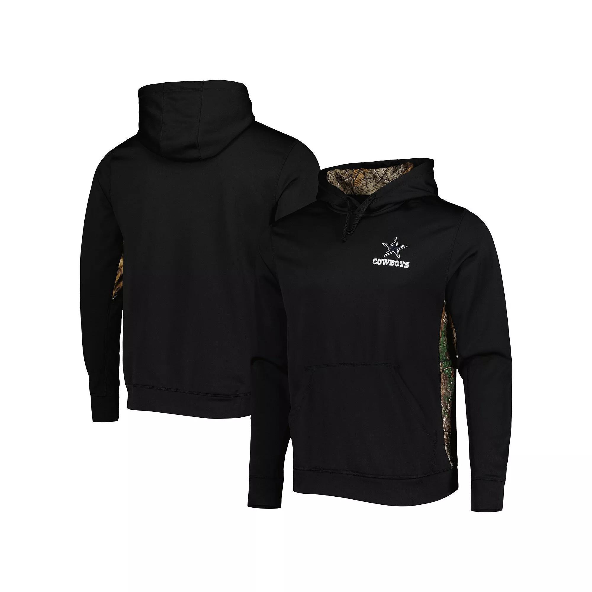 Men's Black/Realtree Camo Dallas Cowboys Logo Ranger Pullover Hoodie, Size: 4XL Product Image