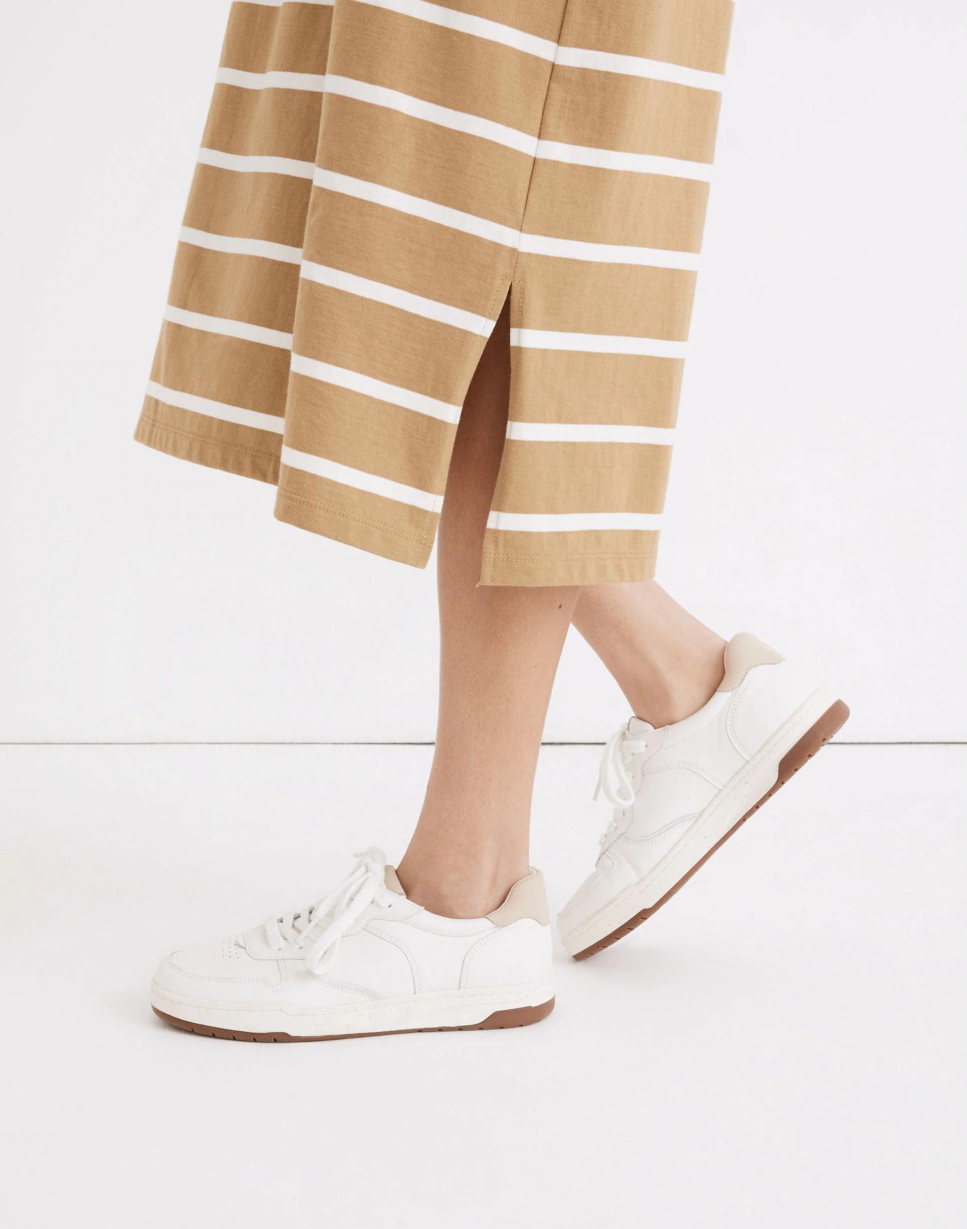 Court Sneakers in White Leather Product Image