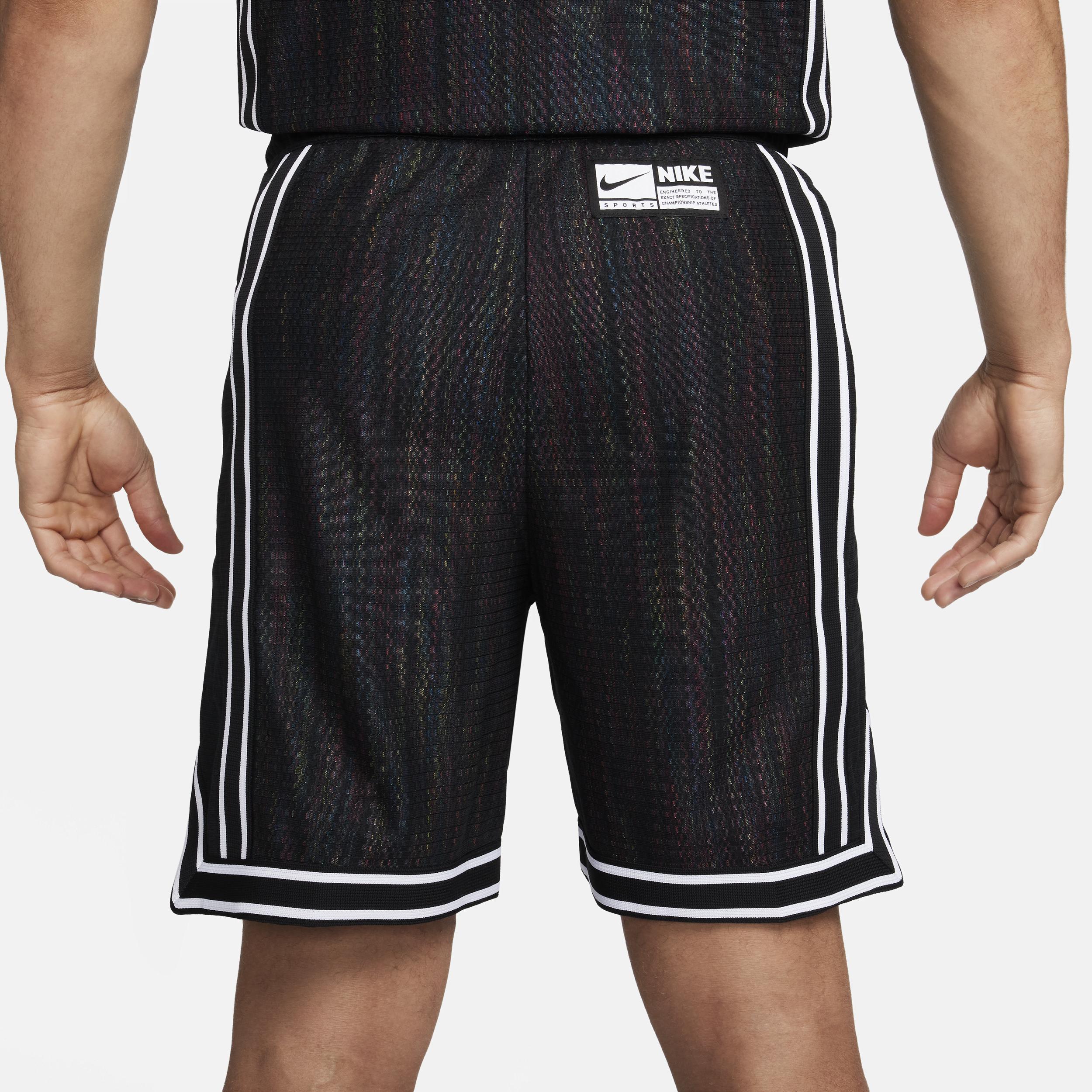 Nike Mens Dri-FIT DNA+ NAOS 8 Shorts - Black/White Product Image