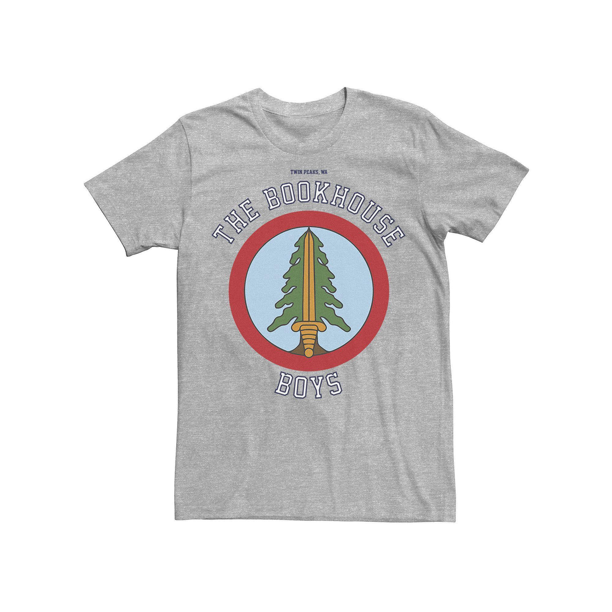 Men's Twin Peaks The Bookhouse Boys Tree Tee, Size: XL, Athletic Grey Product Image