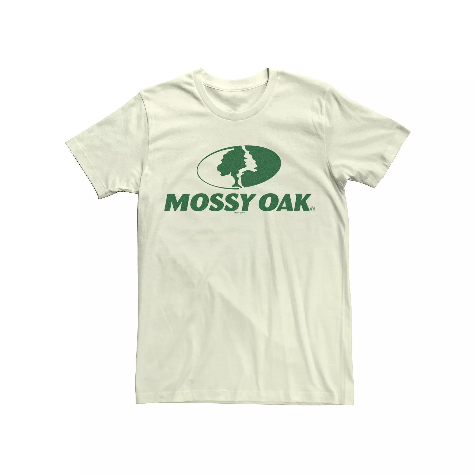 Men's Mossy Oak Logo Graphic Tee, Size: Medium, Natural Product Image