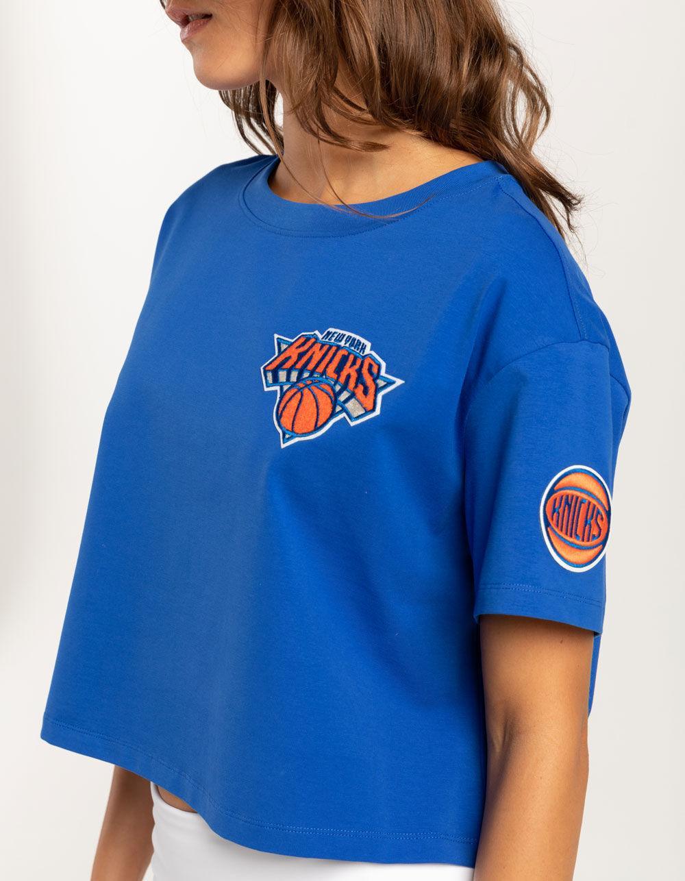 PRO STANDARD New York Knicks Womens Crop Tee Product Image