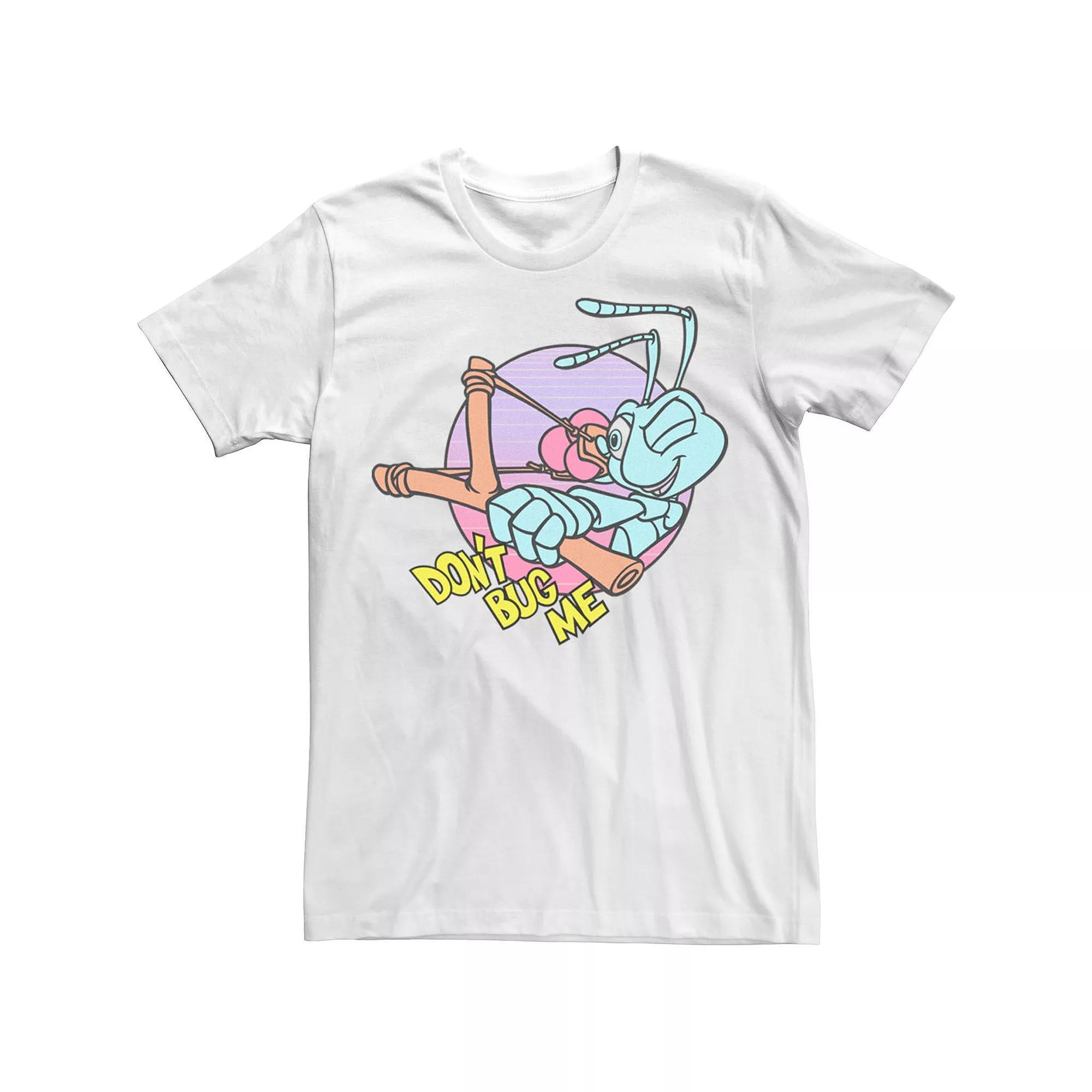 Disney / Pixar's A Bug's Life Flik Men's Don't Bug Me Tee, Size: XXL, White Product Image