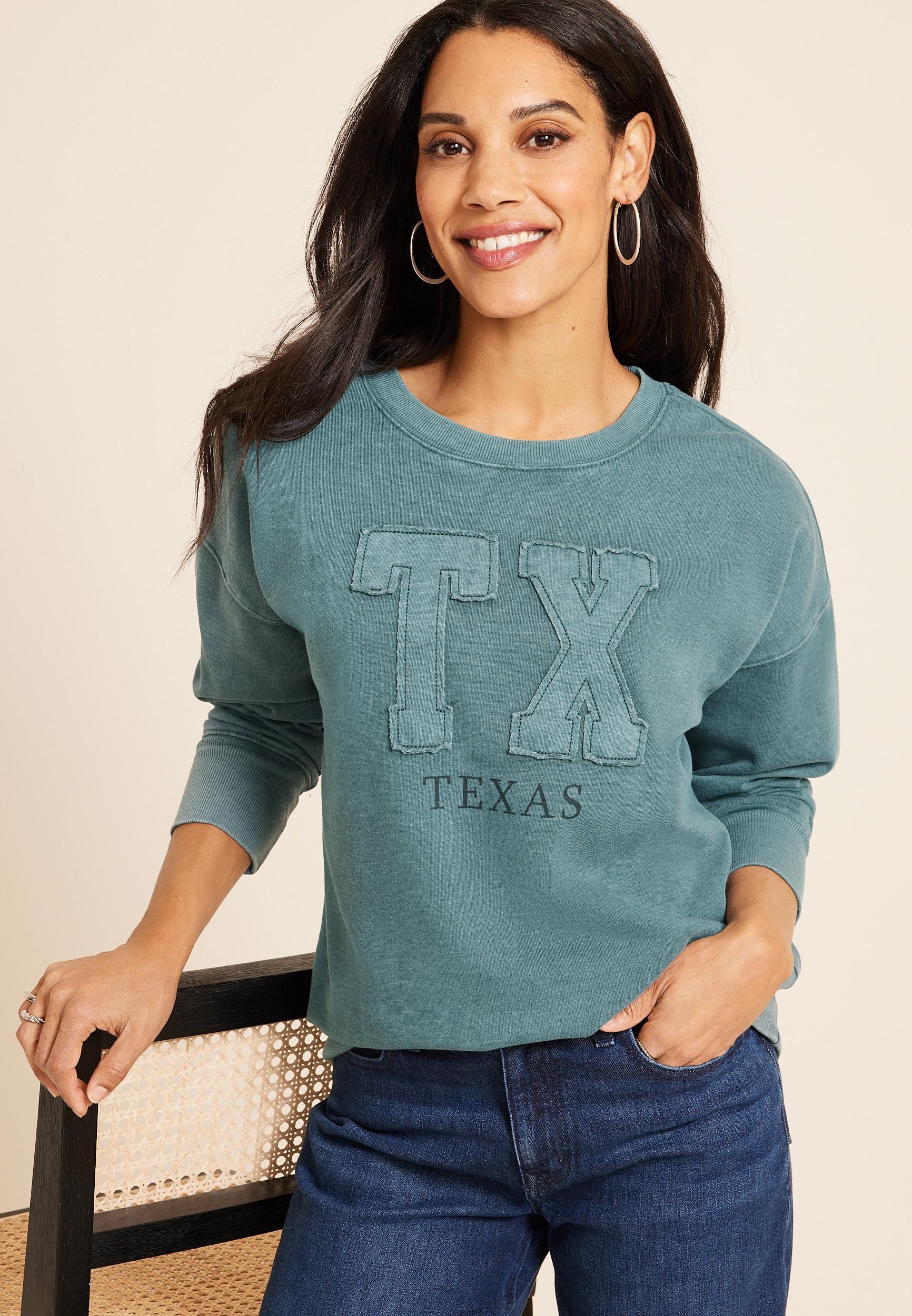 Maurices Womens State Crew Neck Sweatshirt Product Image