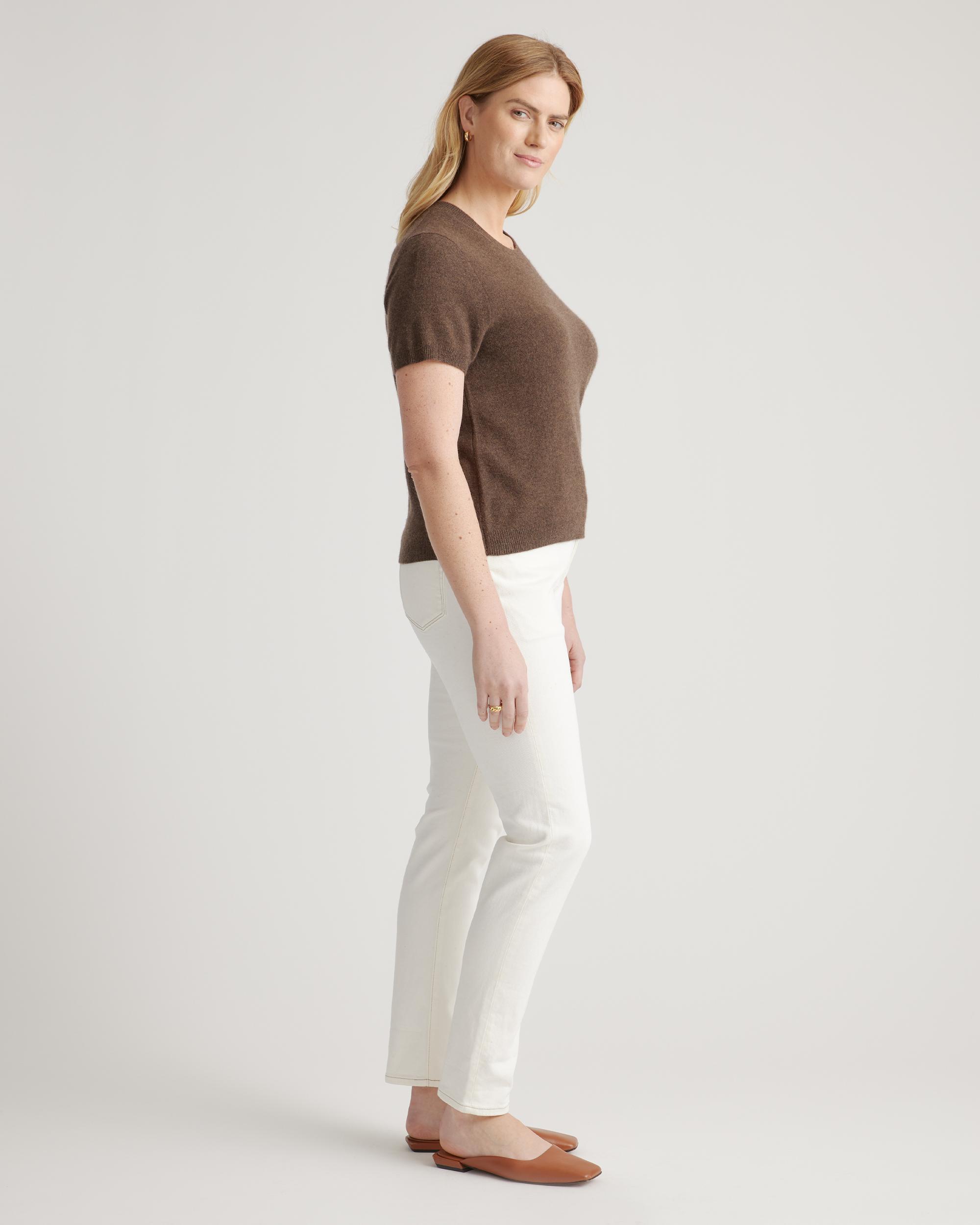 Quince | Women's Mongolian Cashmere T-Shirt Size XS Product Image