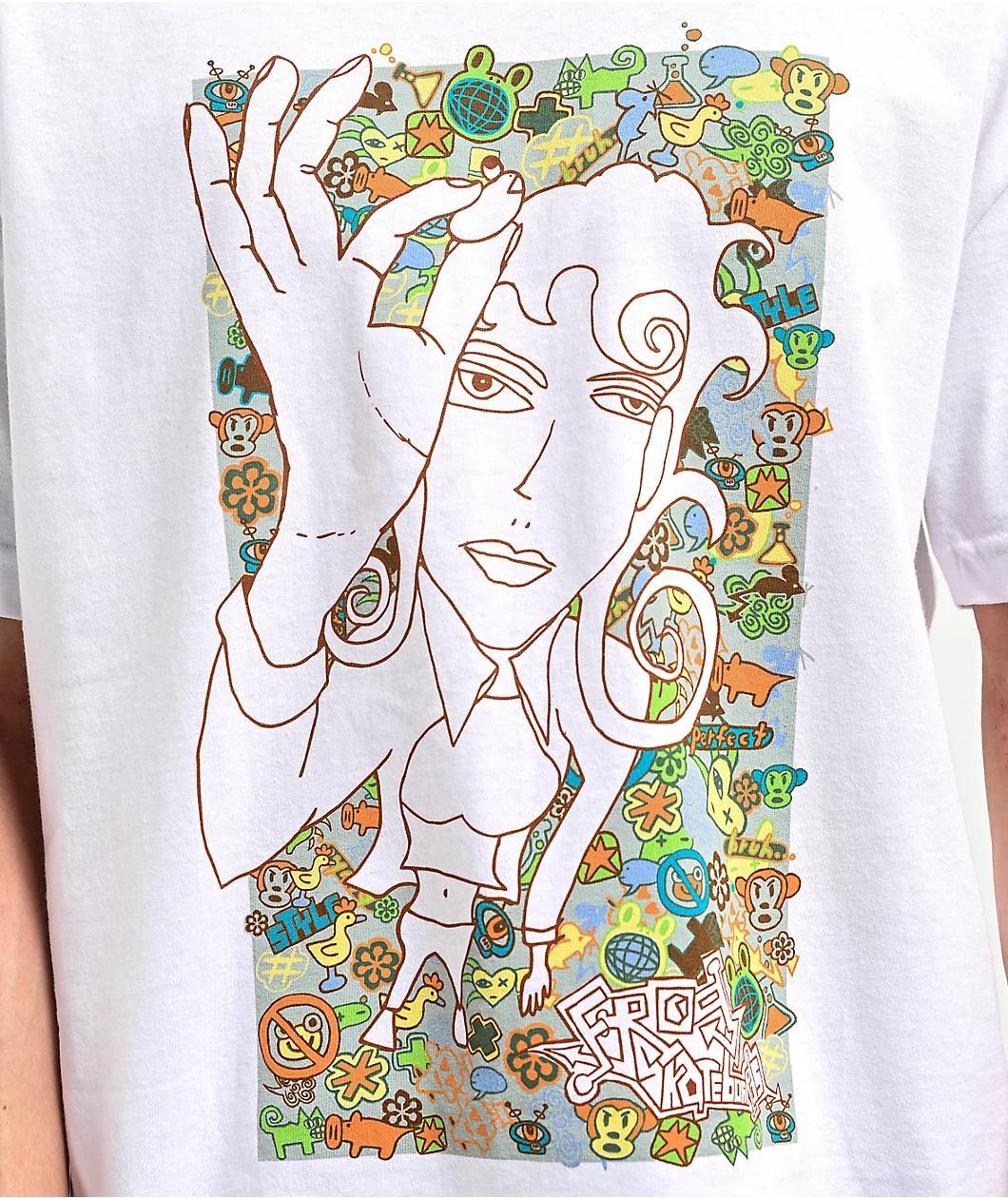 Frog No Frog Zone White T-Shirt Product Image