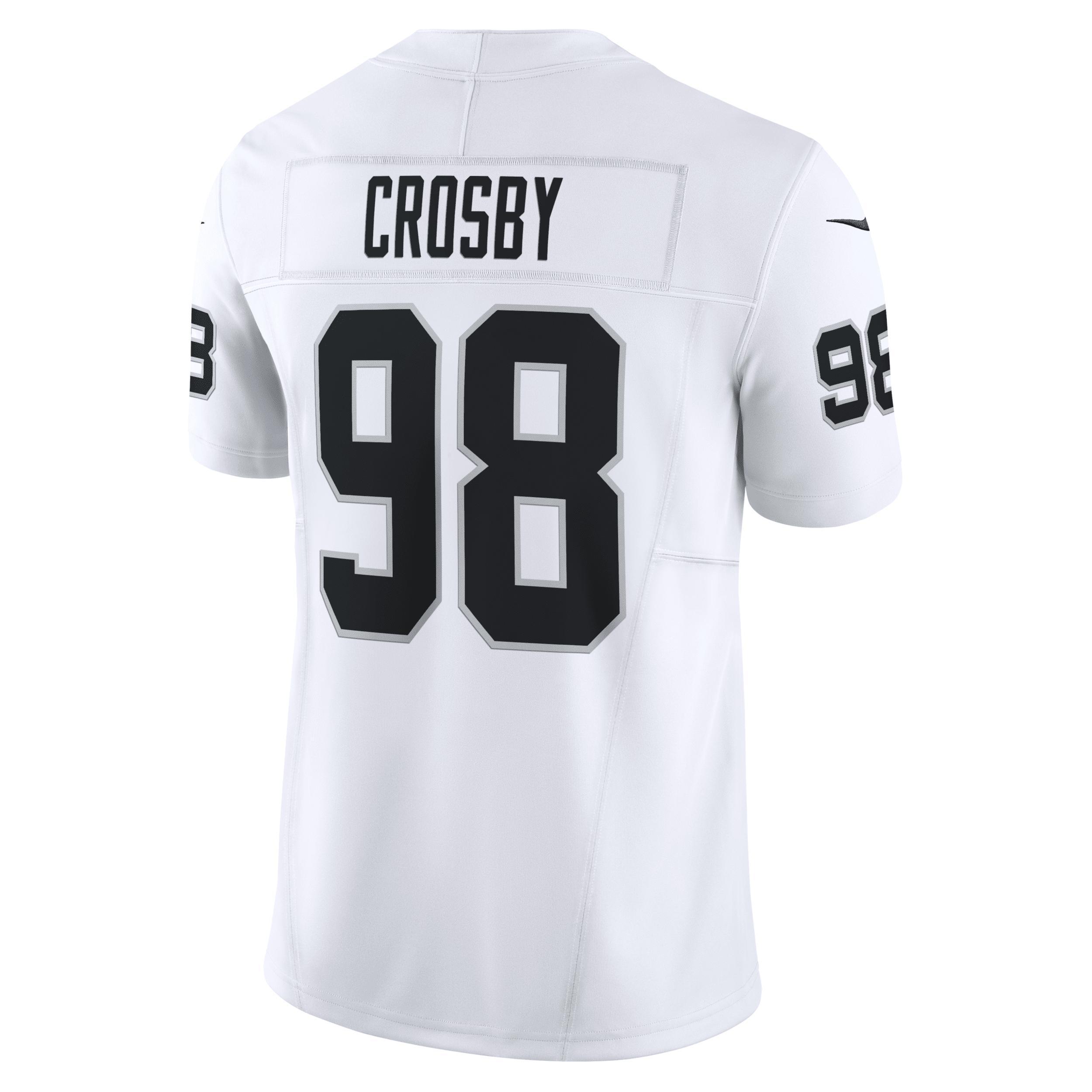 Men's Nike Maxx Crosby White Las Vegas Raiders Vapor F.U.S.E. Limited  Jersey, Size: Medium, Lvr White Product Image
