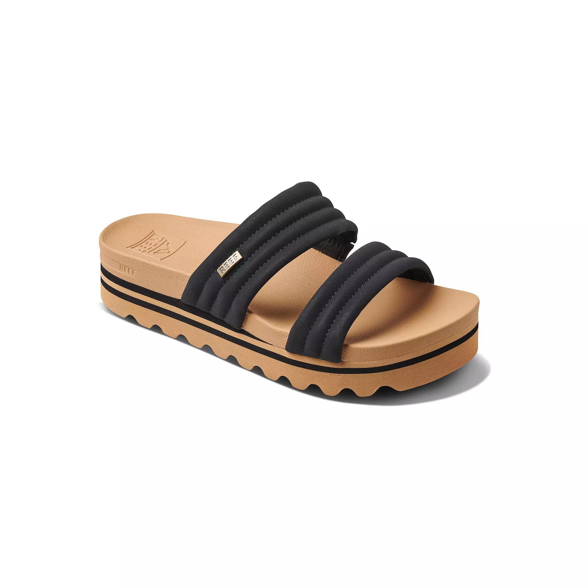 REEF Kaia 2-Bar Women's Sandals, Size: 11, Black Product Image