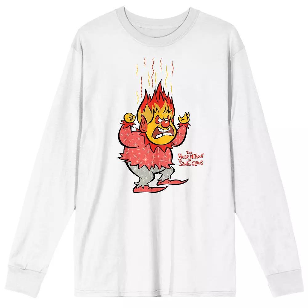 Men's The Year Without A Santa Clause Heat Miser Tee, Size: XXL, White Product Image