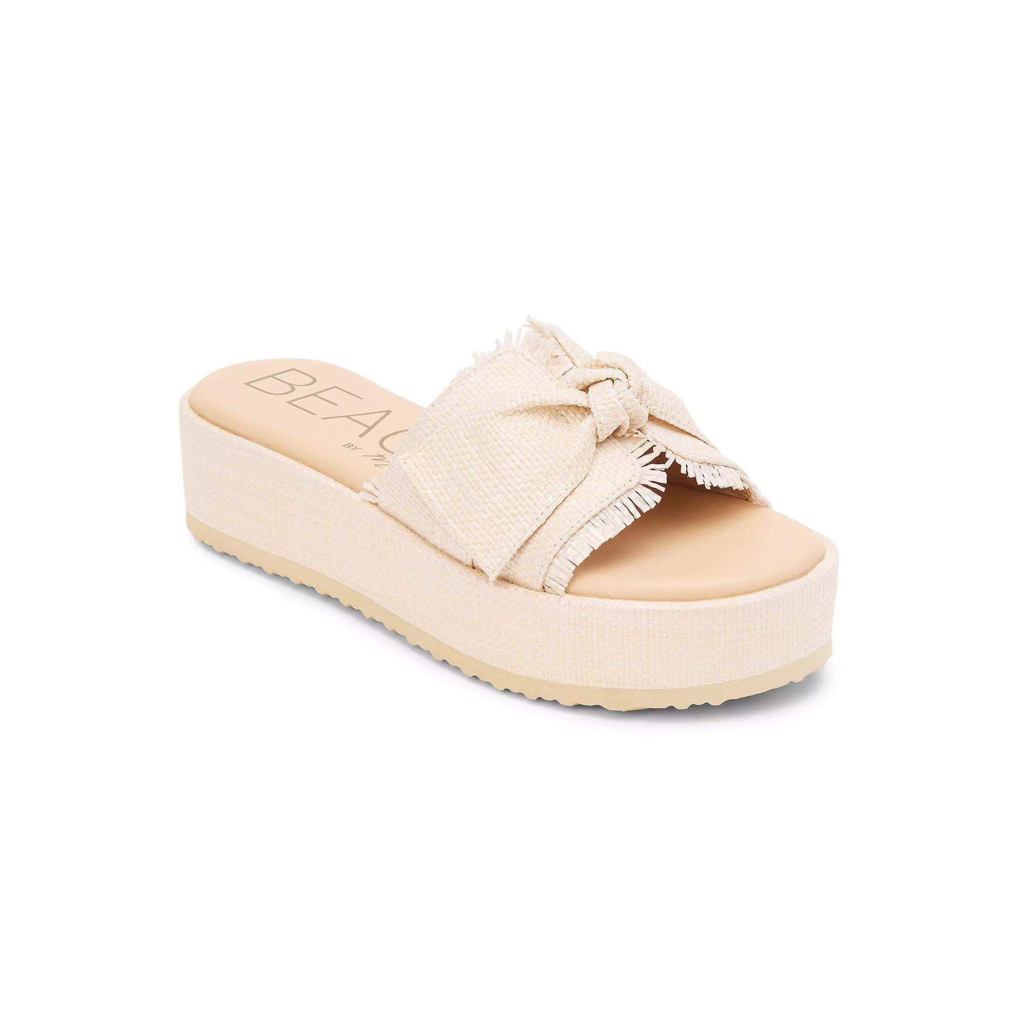 Beach by Matisse Sunda Women's Platform Sandal, Size: 9, Natural Product Image