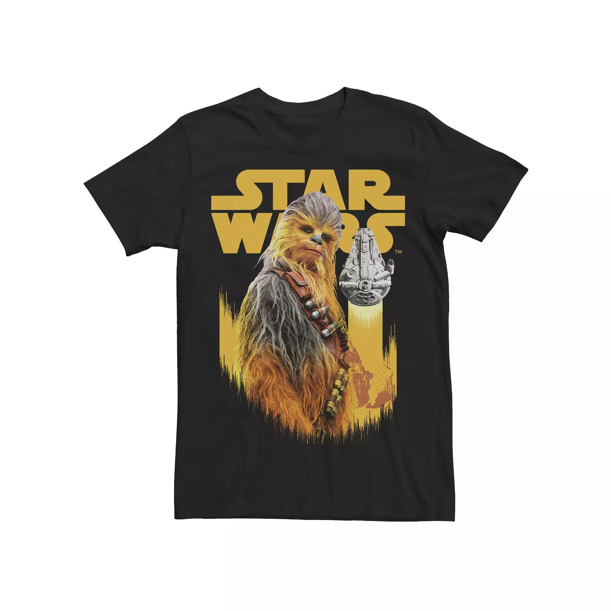Men's Star Wars Han Solo Movie Chewie Grungy Intro Tee, Size: XXL, Black Product Image