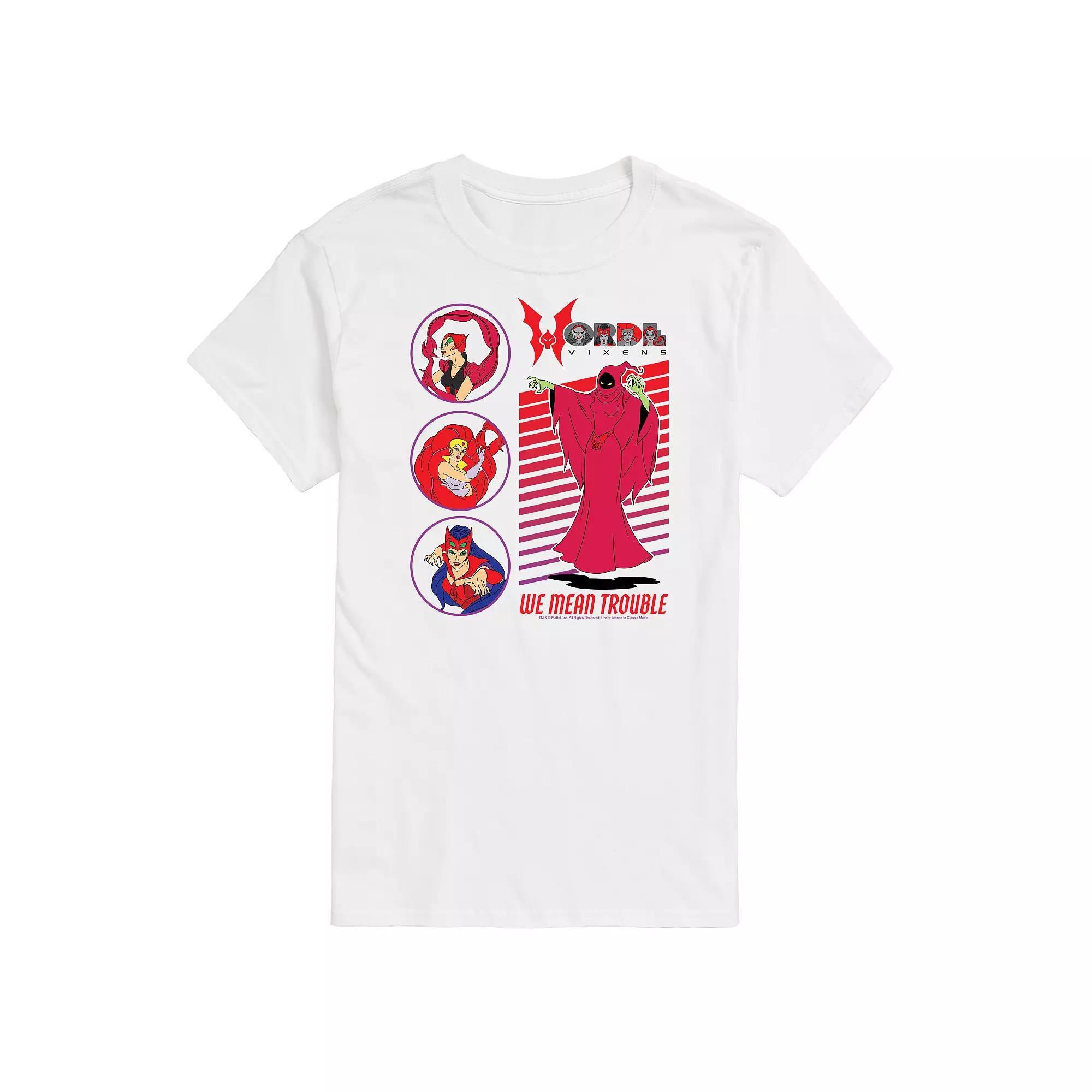 Men's SheRa Horde Vixens Graphic Tee, Size: XXL, White Product Image