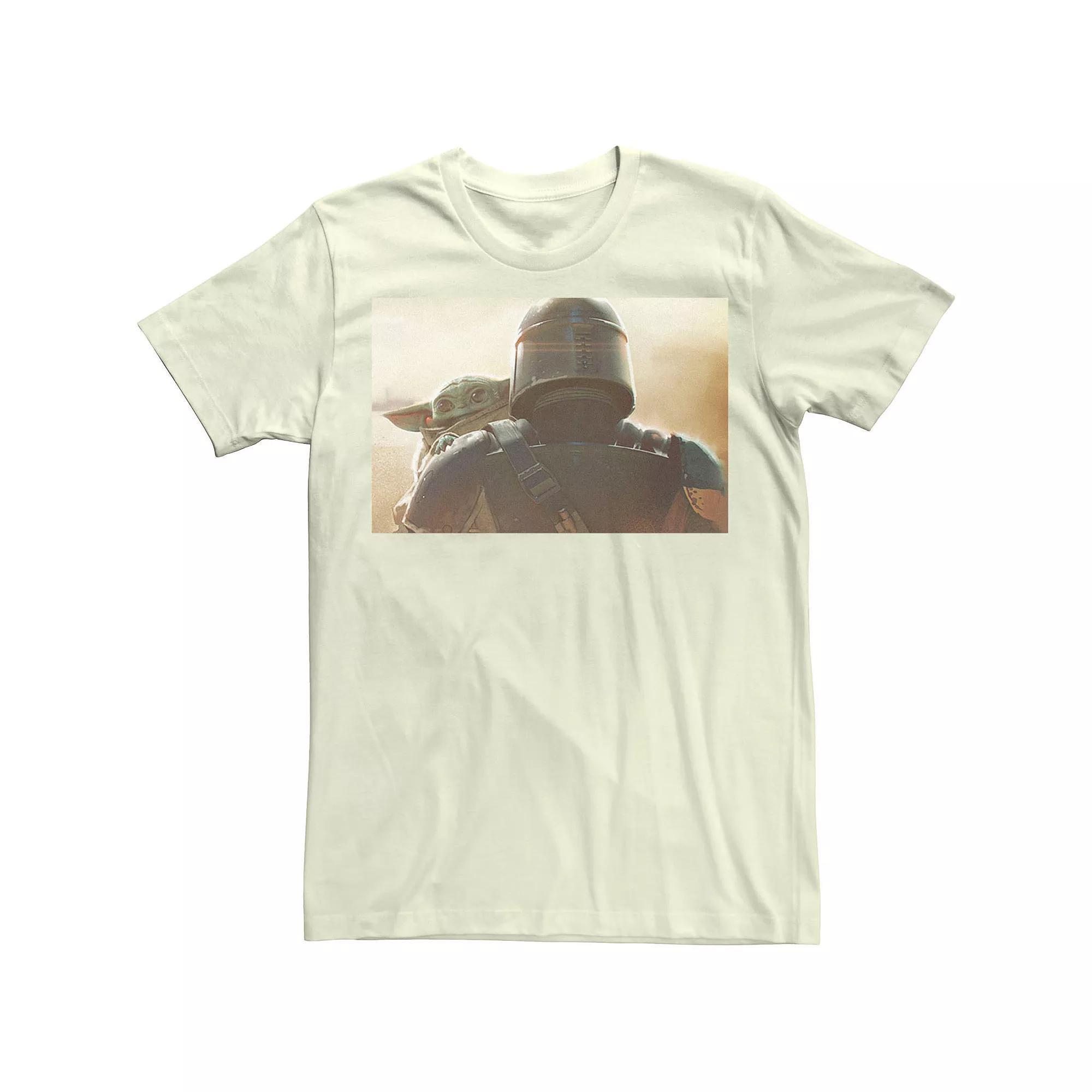 Men's Star Wars The Child Peek Tee, Size: Medium, Natural Product Image