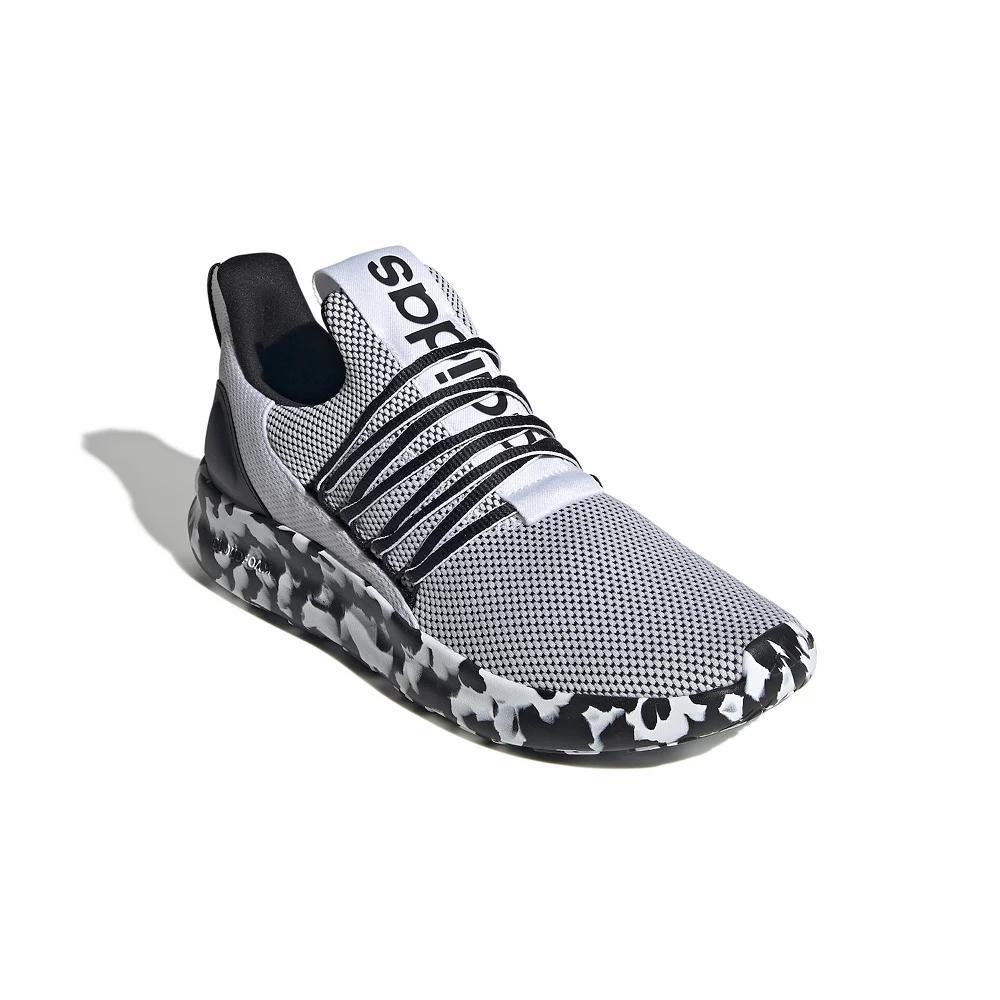 adidas Lite Racer Adapt 7.0 Men's Running Shoes, White Black Product Image