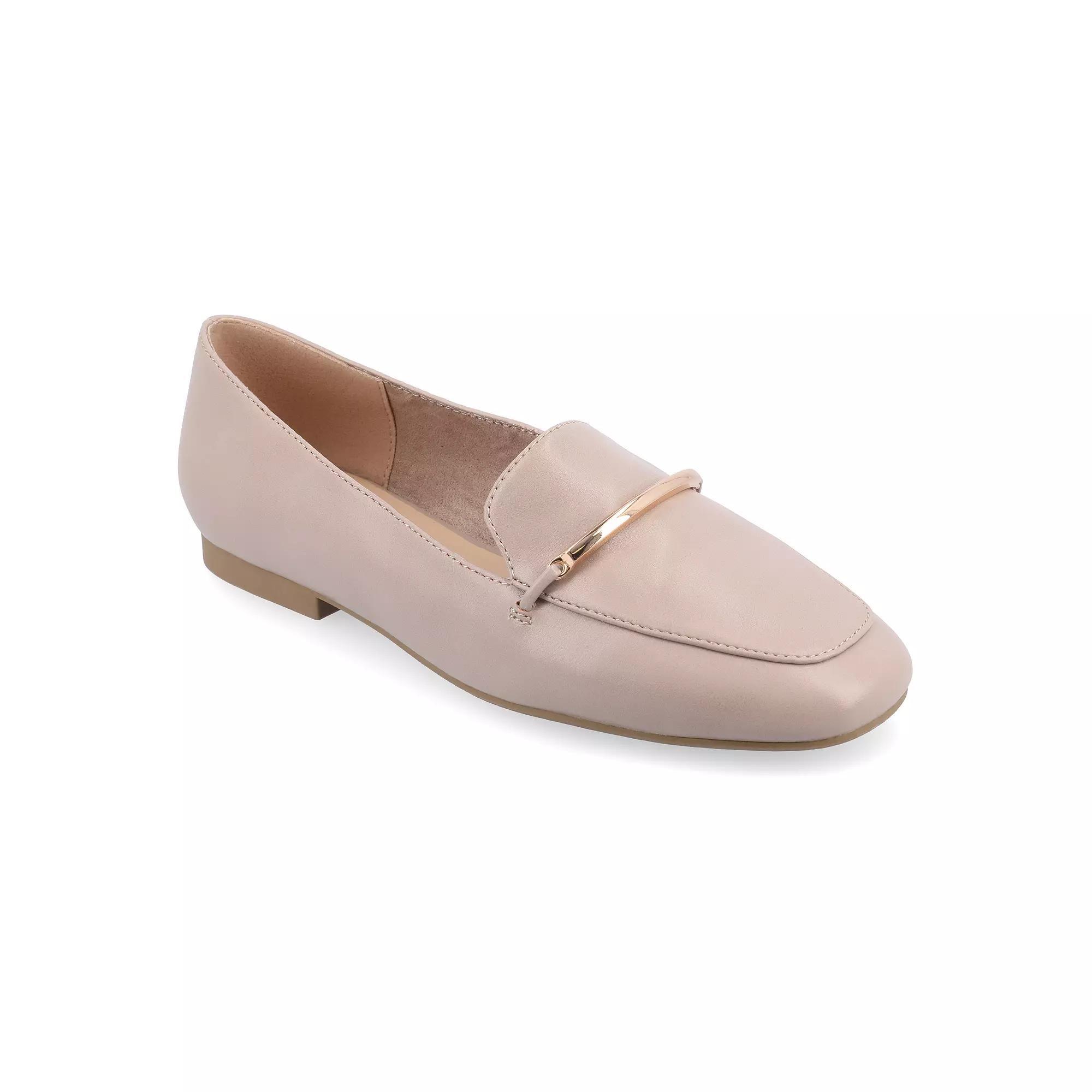 Journee Wrenn Tru Comfort Foam Women's Loafer Flats, Size: 10, Brown Product Image