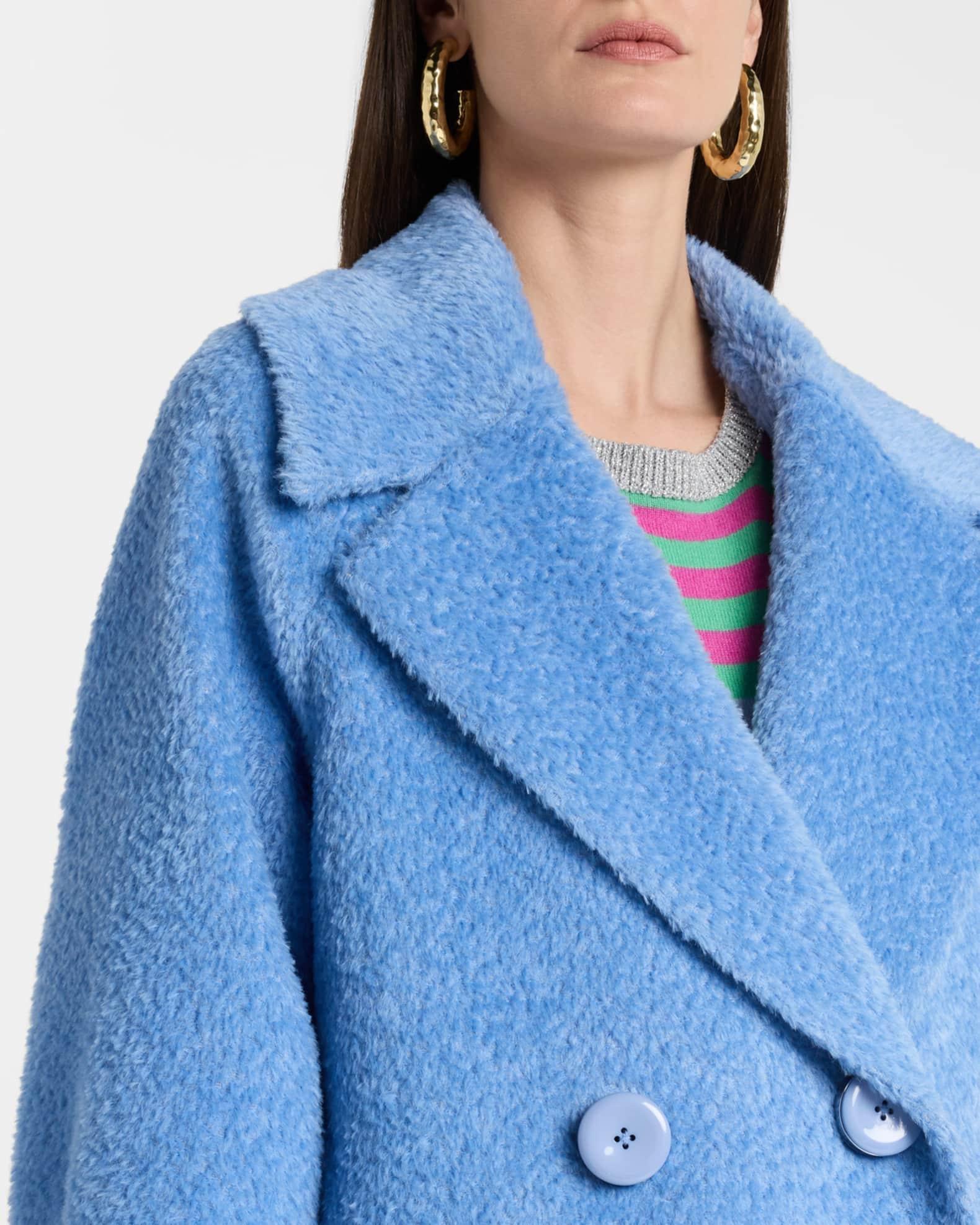 Alpaca-Blend Double-Breasted Coat Product Image