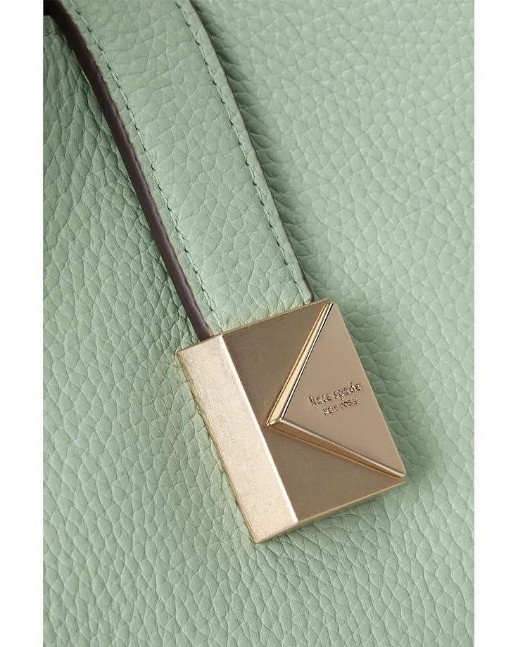 Deco Colorblocked Pebbled Leather Large Shoulder Bag Product Image