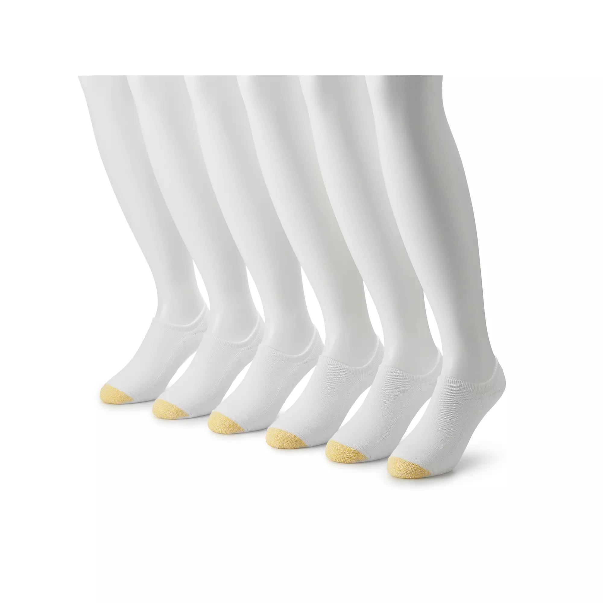 Mens GOLDTOE 6-pack Davenport Ultra-Low Sneaker Liner Socks Product Image